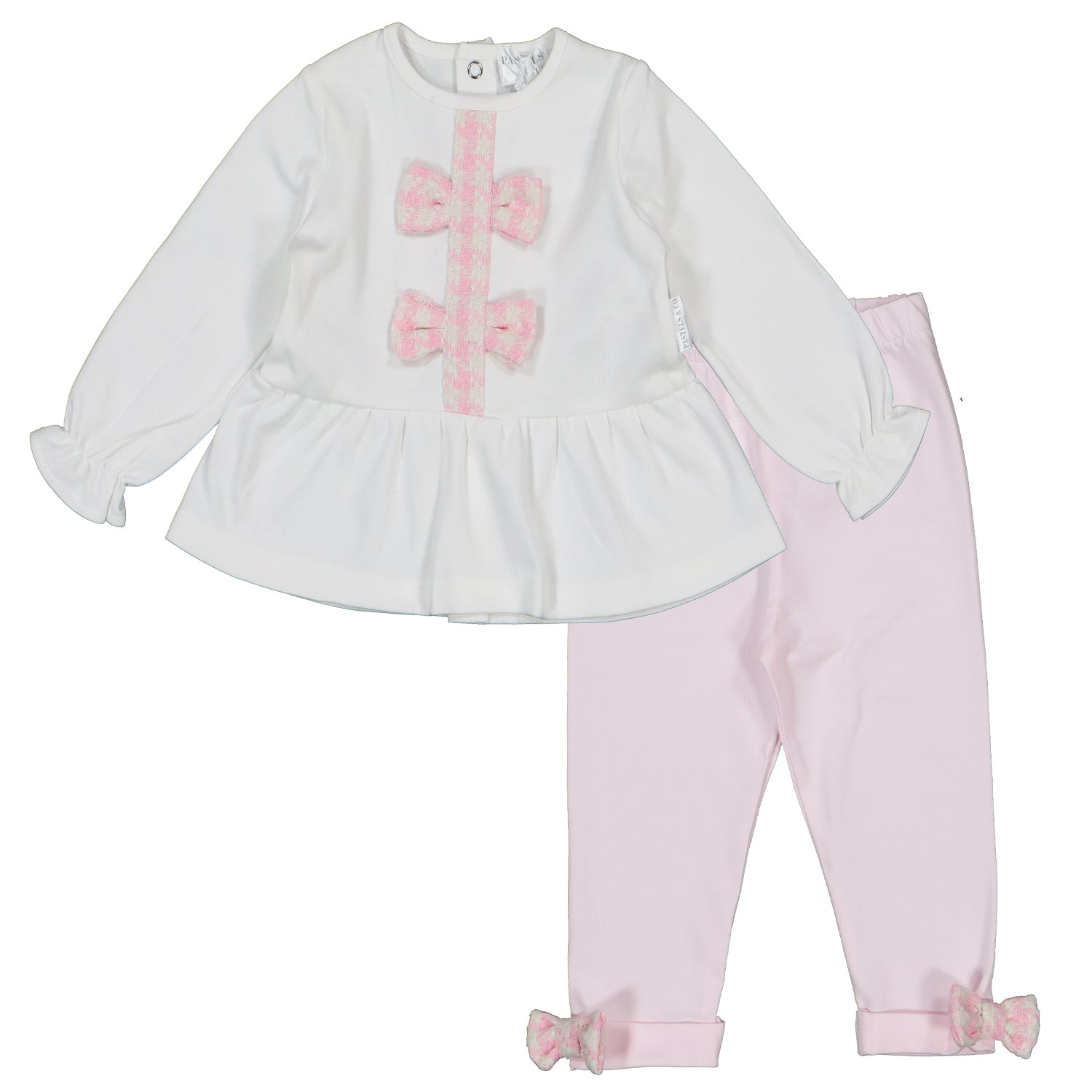 Pink Check Legging Set