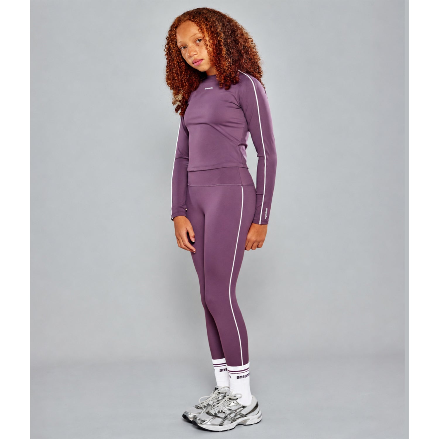 Plum Athletic Top & Leggings
