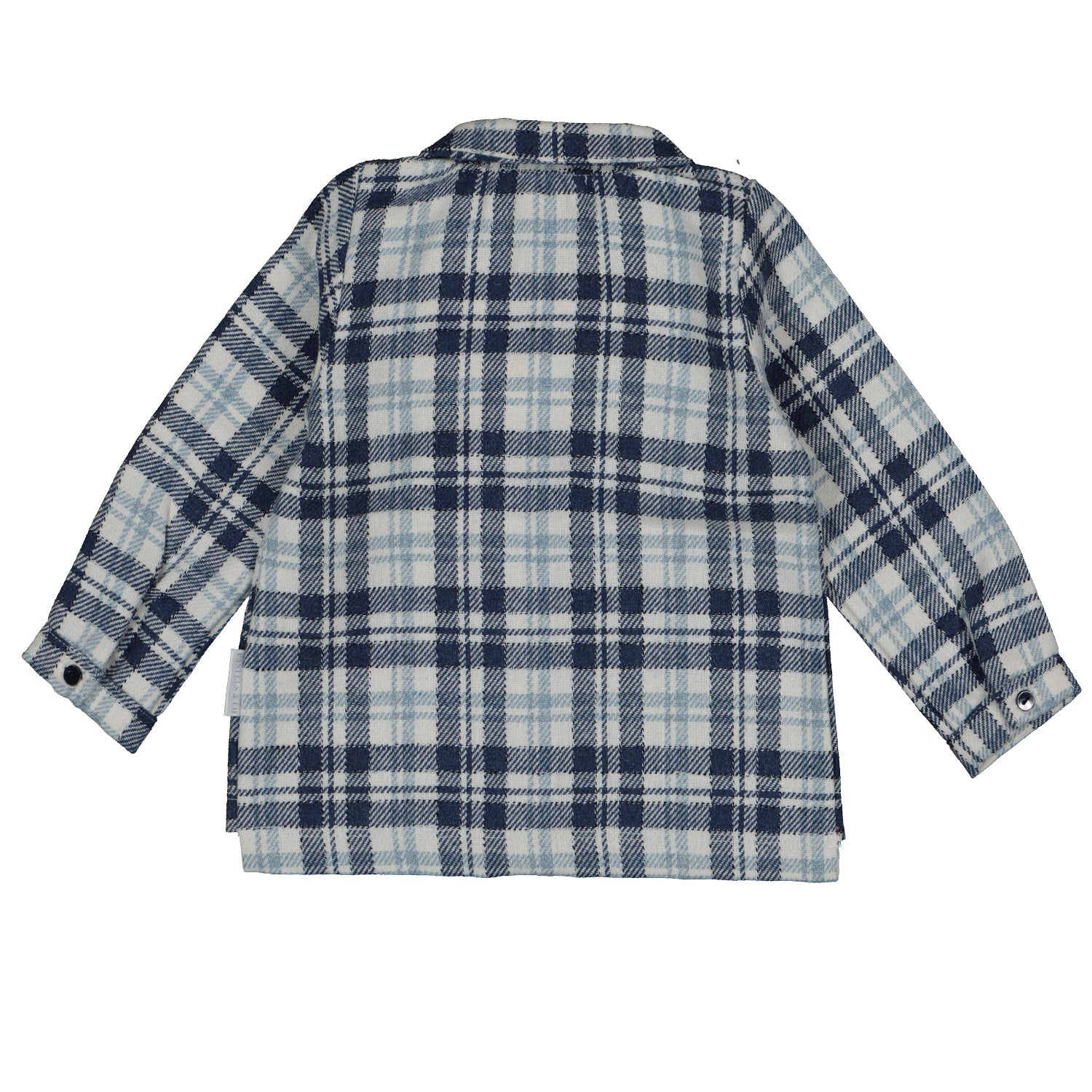 Navy Check Over Shirt