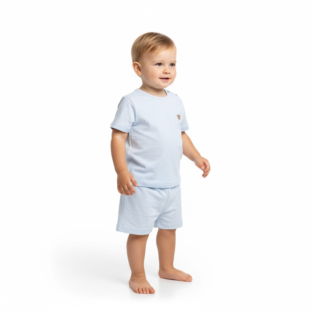 Blue Bear Short Set