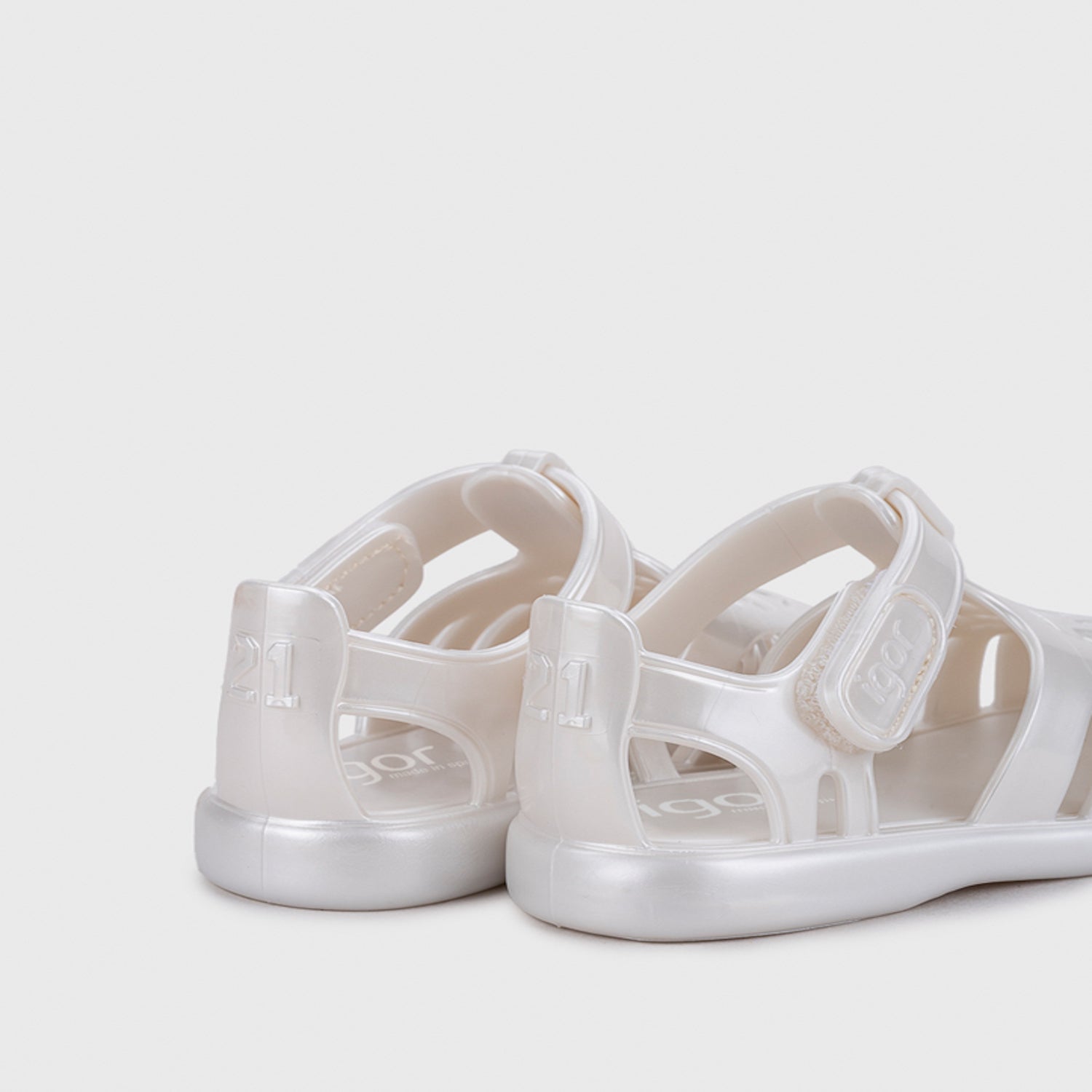 Pearl White Cage Jellies