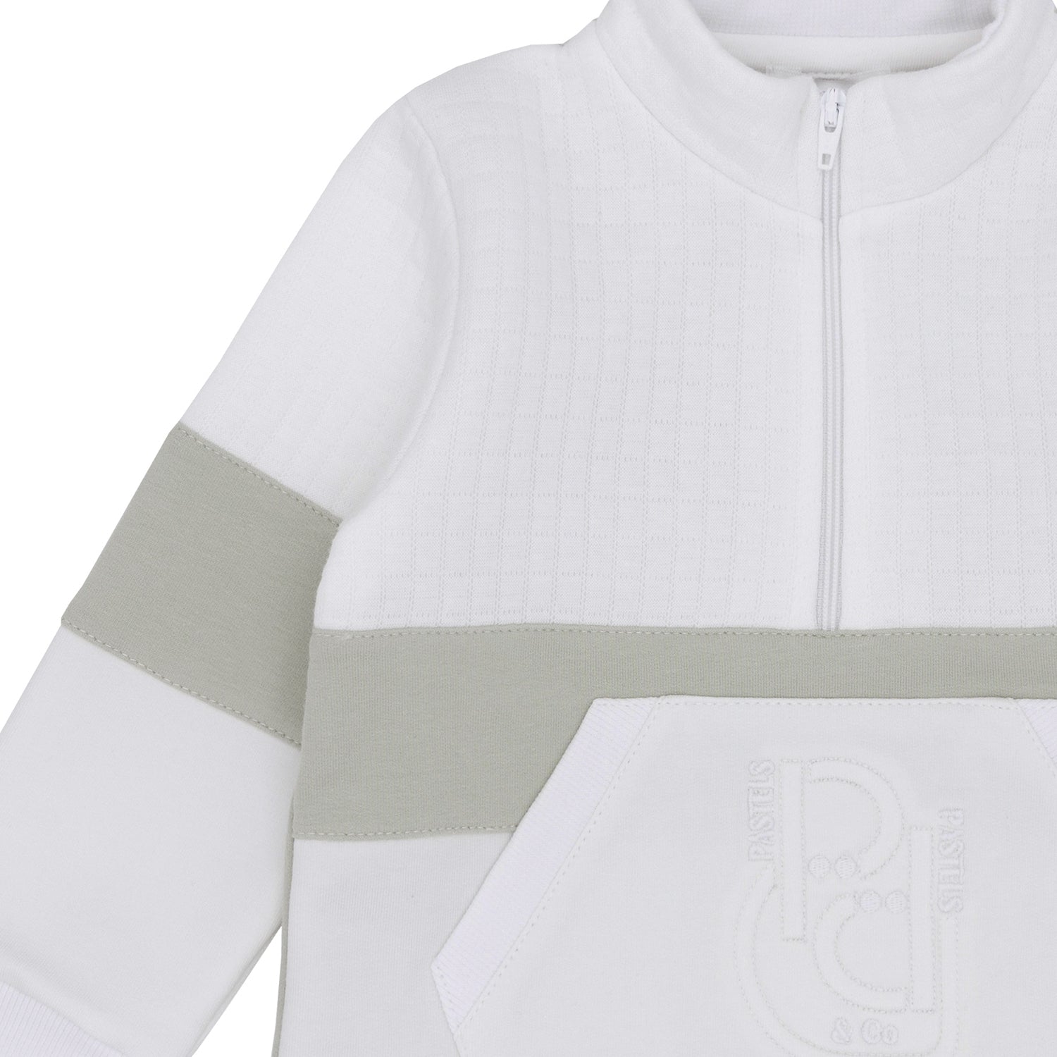 White and Sage Tracksuit