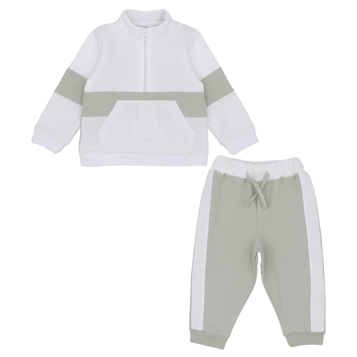 White and Sage Tracksuit