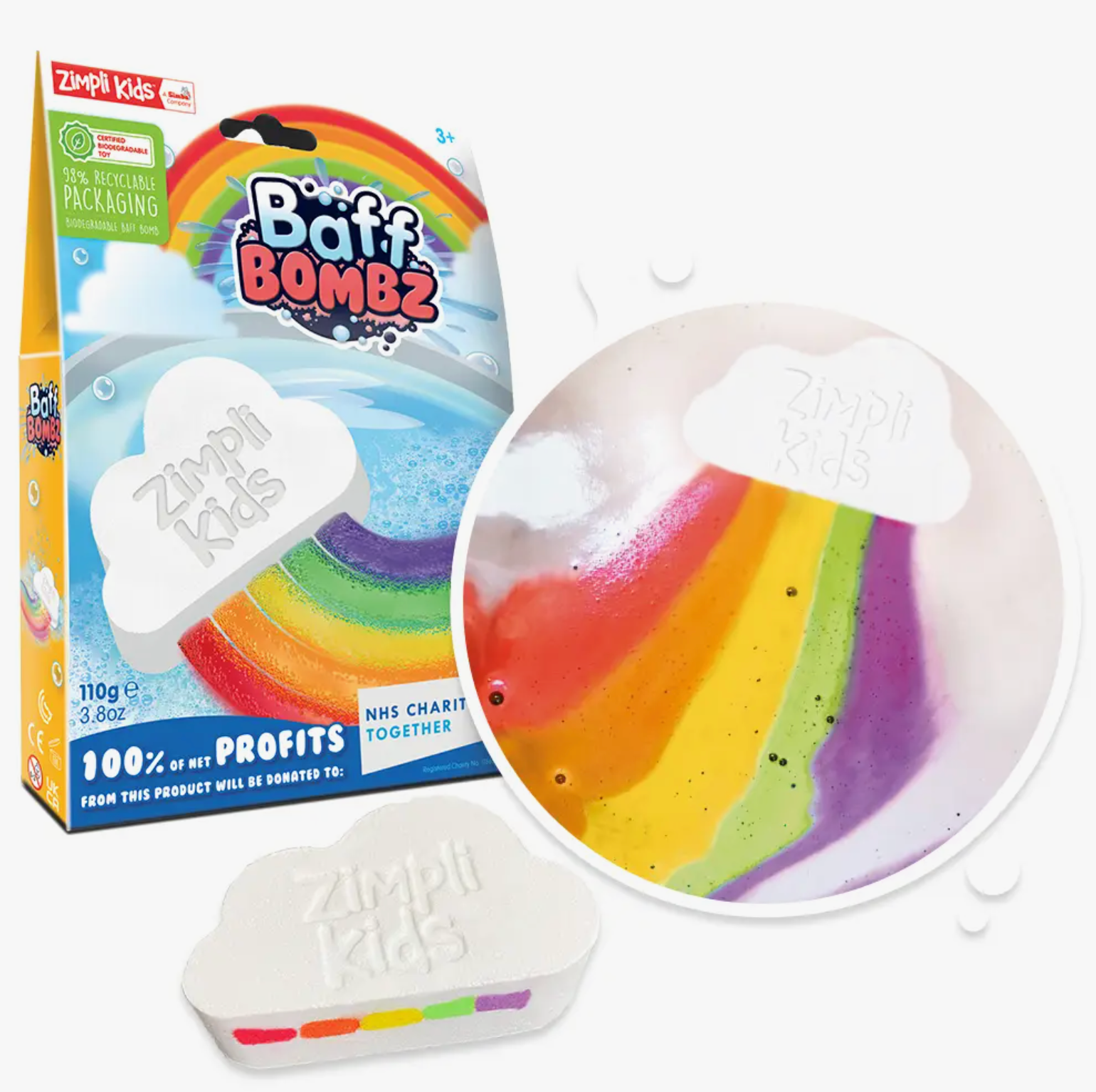 Rainbow Baff Bombz - Bath Bomb Fizz Toy