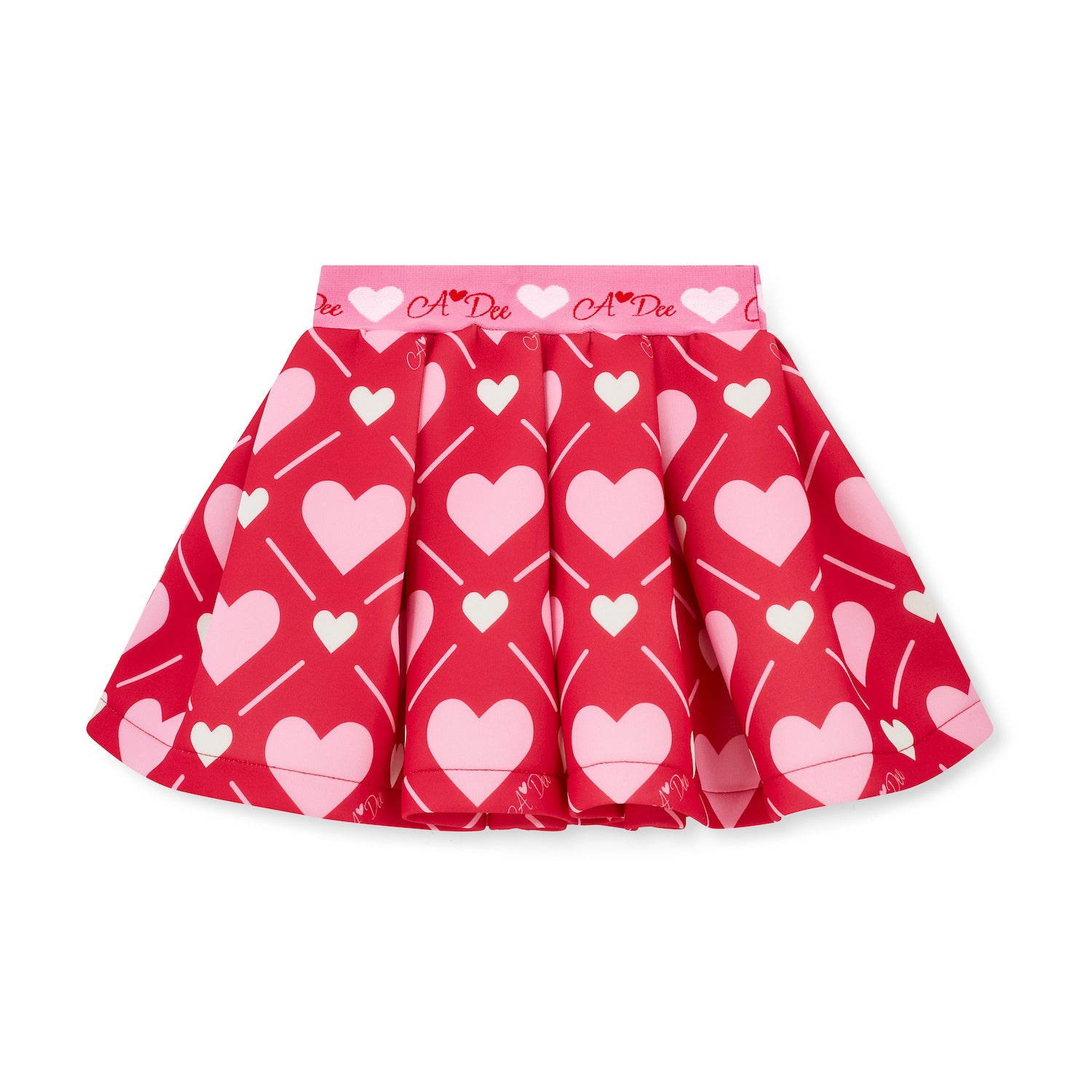 Heart Print Skirt Set