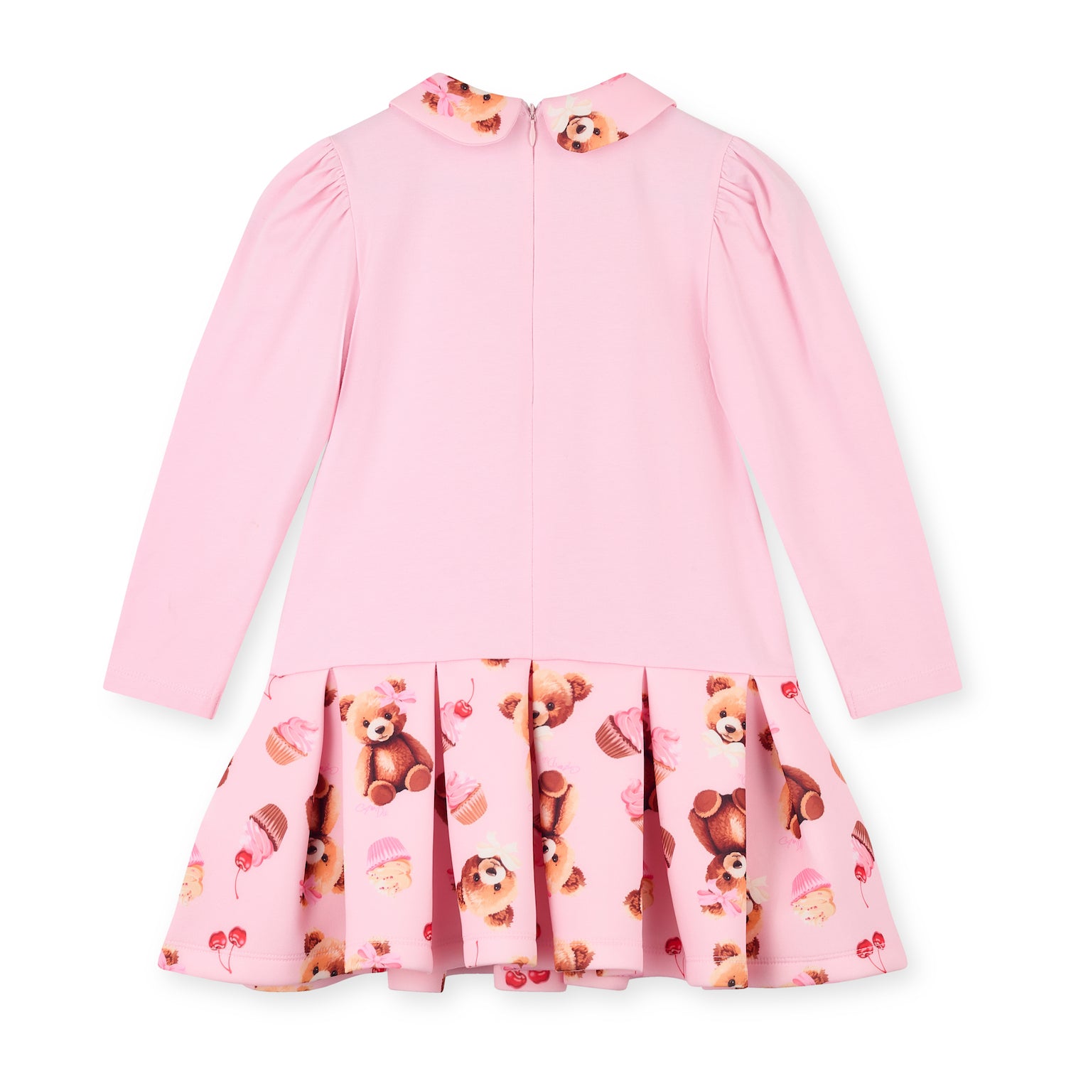 Pink Bear Print Dress