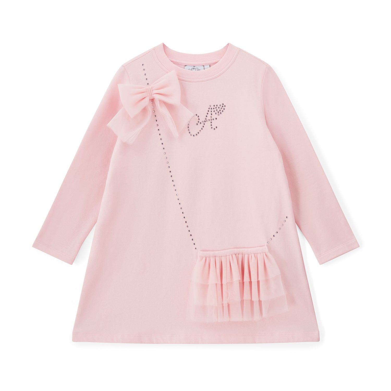 Pink Handbag Jersey Dress