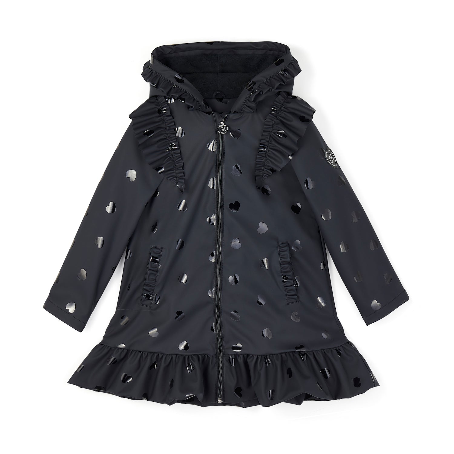 Black School Raincoat