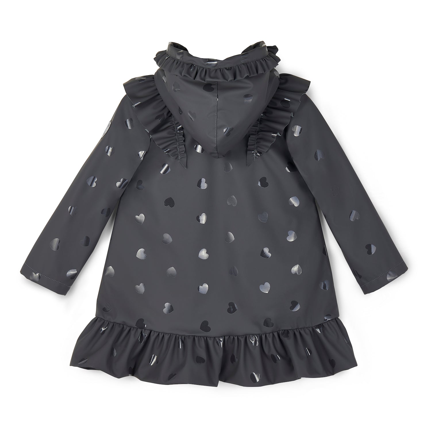 Dark Grey School Raincoat