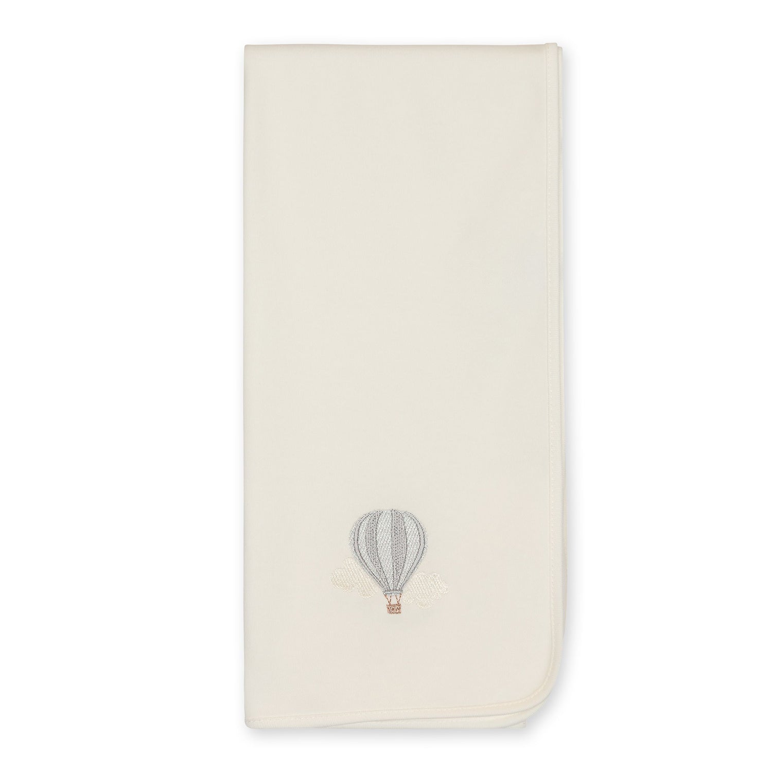 Ivory Air Balloon Burp Blanket