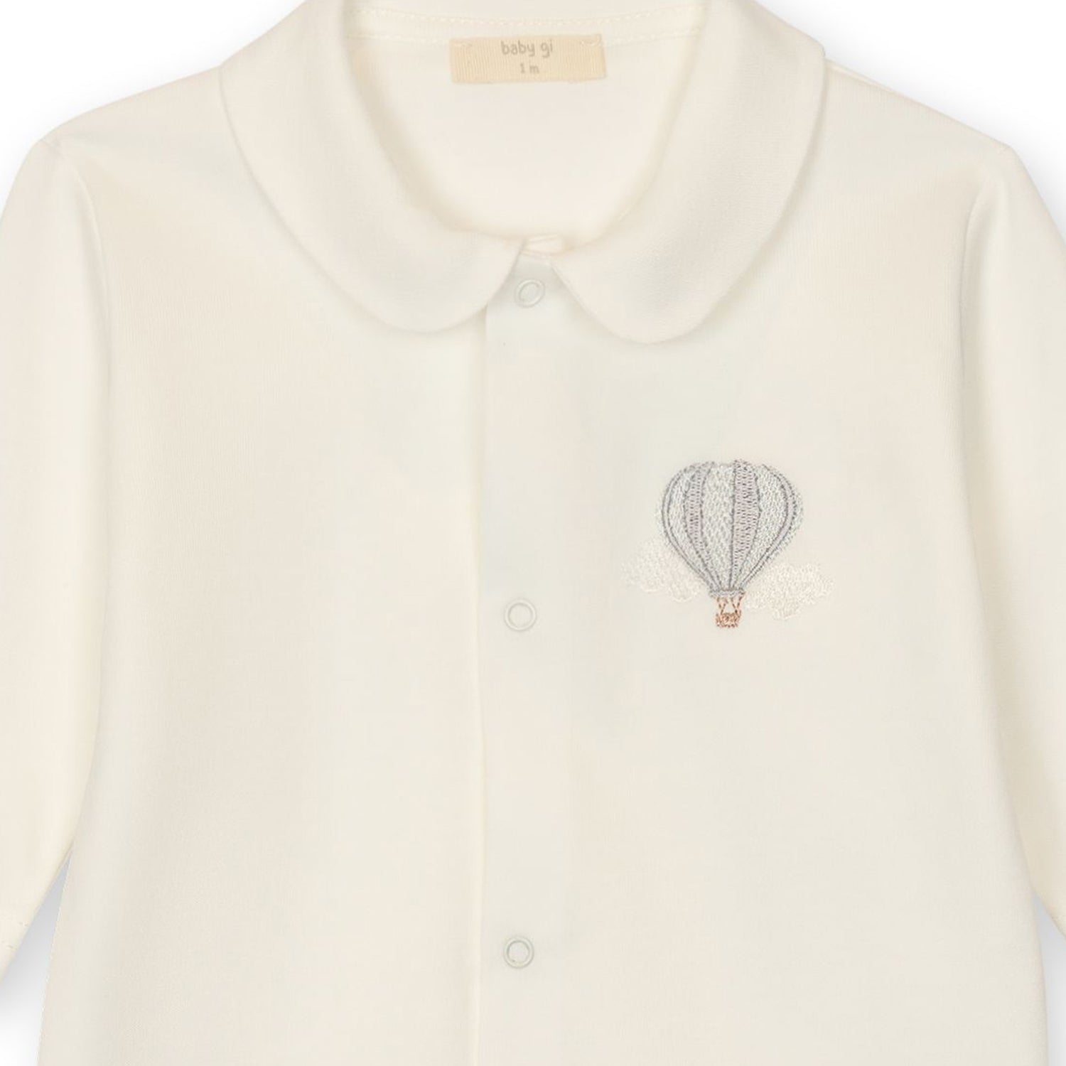 Ivory Air Balloon Babygrow