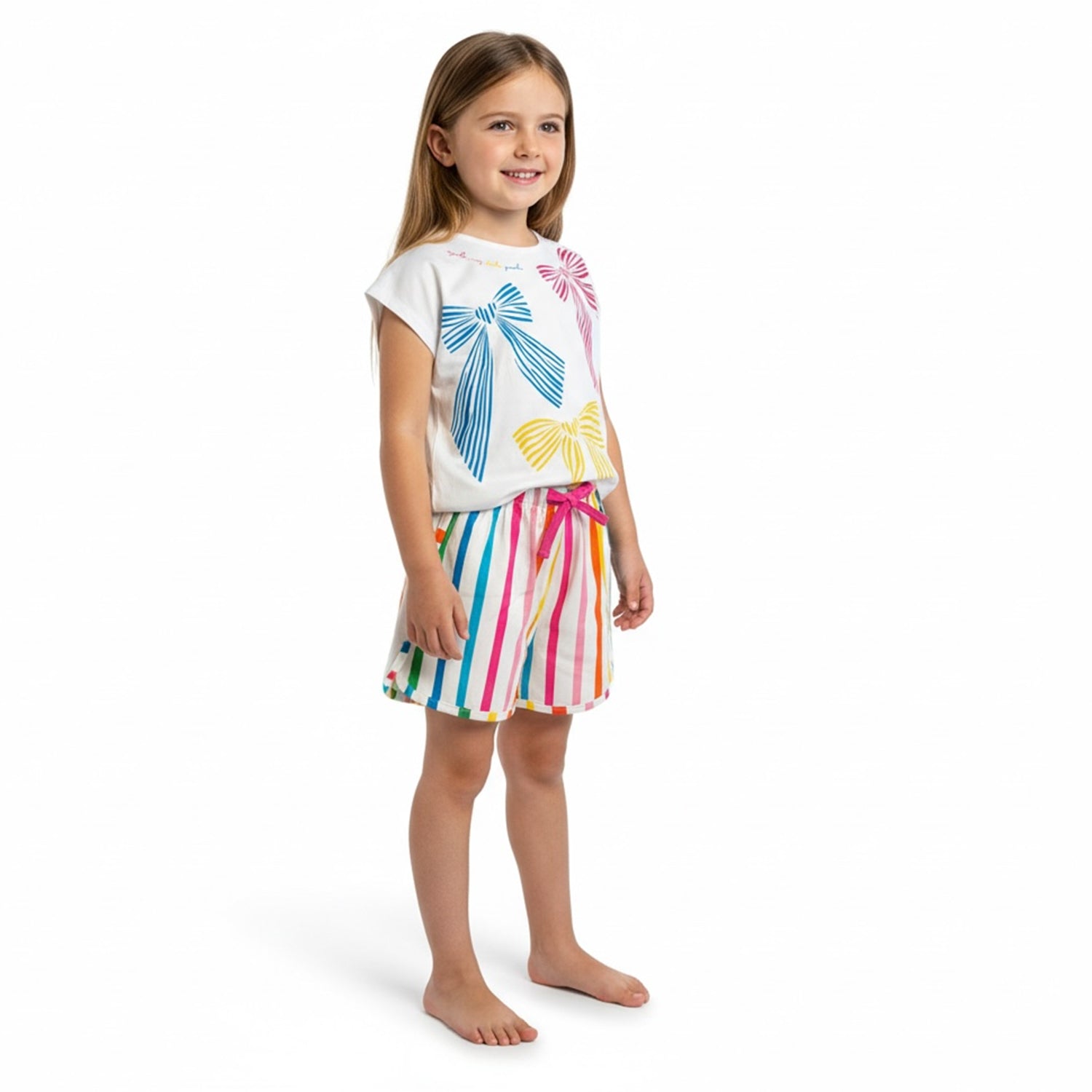Bow & Stripe Short Set