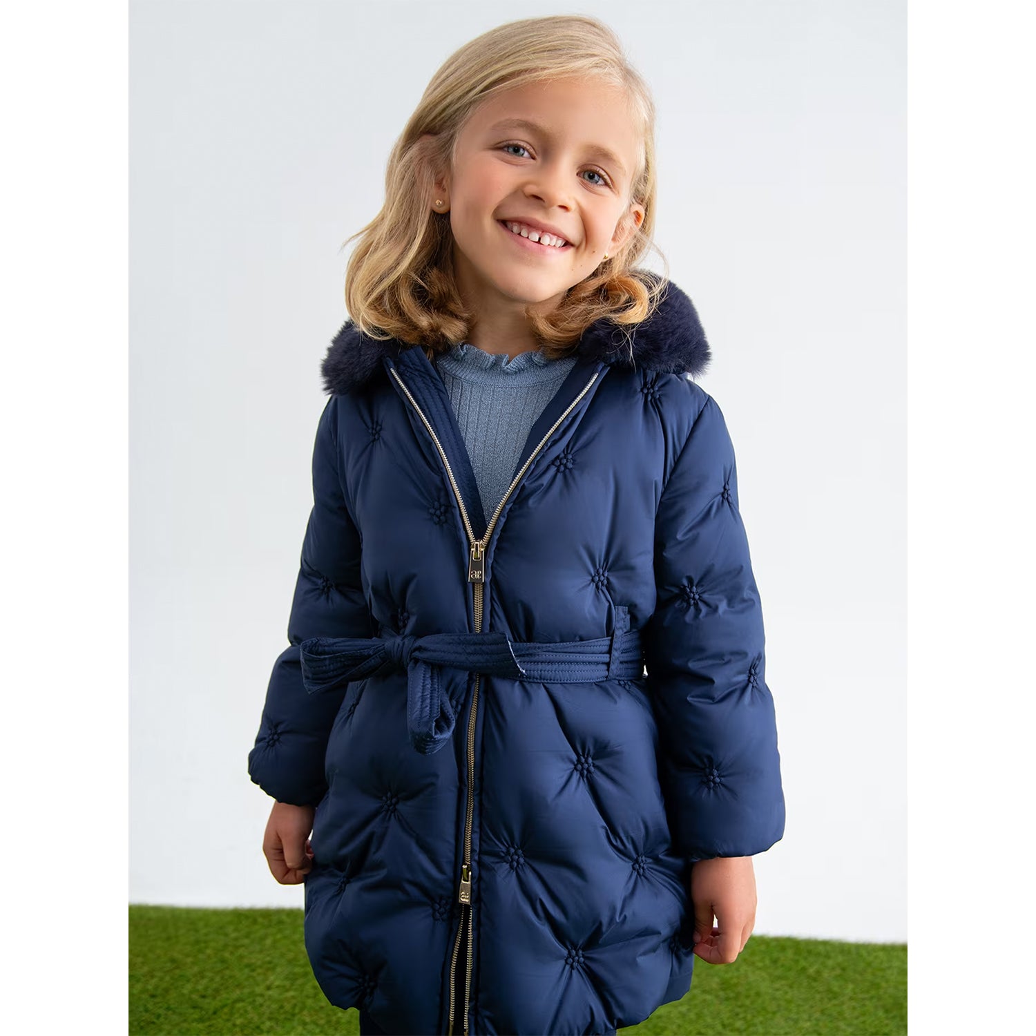 Navy Padded Coat