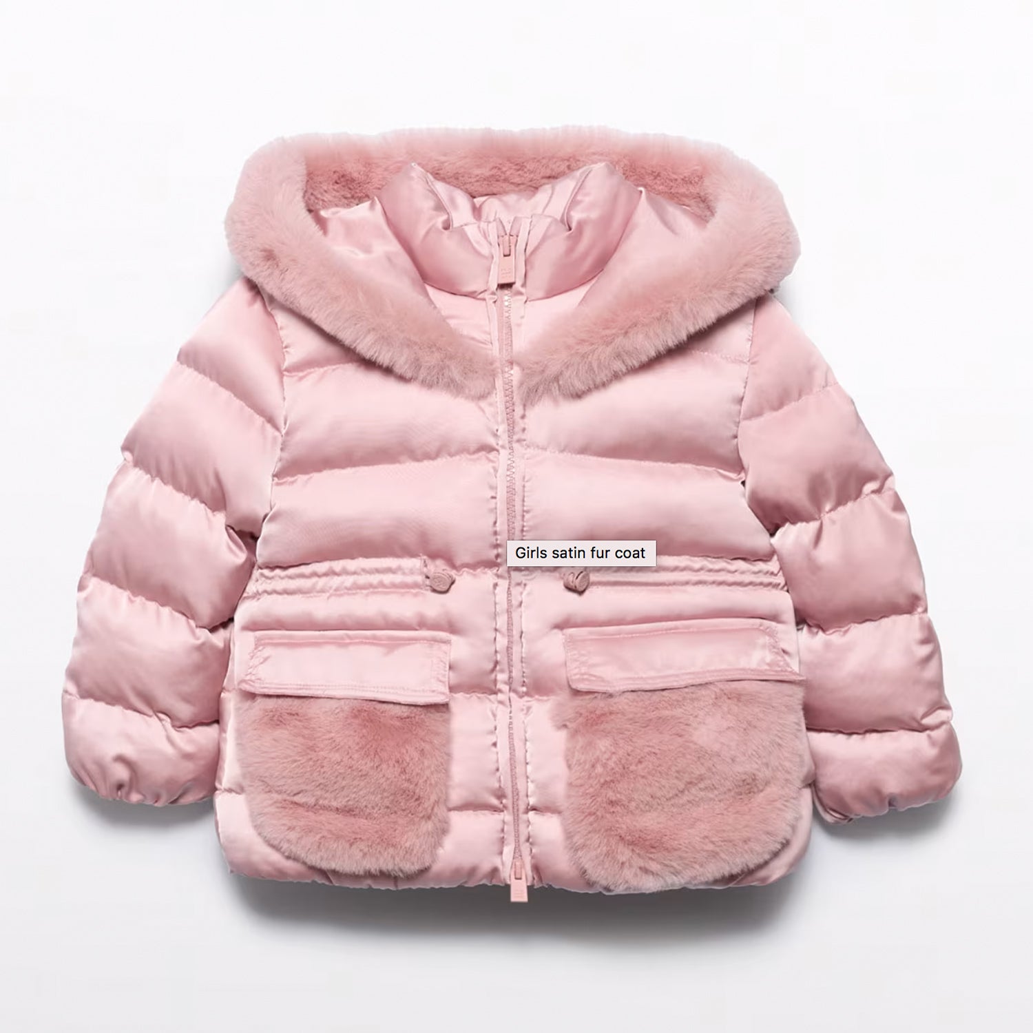 Dusty Pink Padded Coat