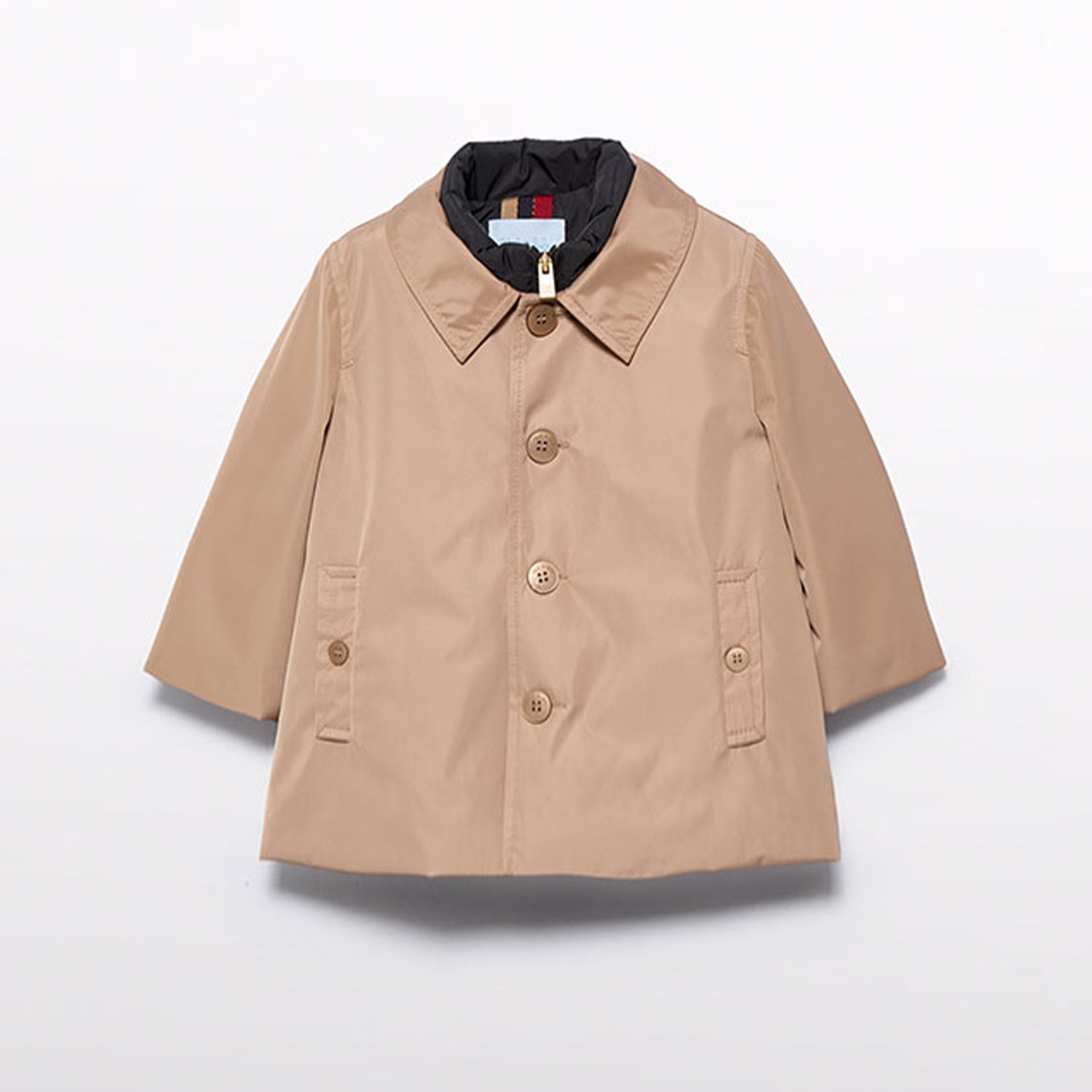 Boys Camel Trench Coat & Gilet