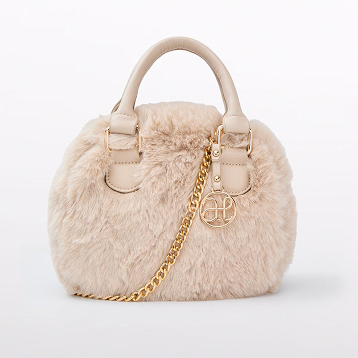 Champagne Fur Handbag