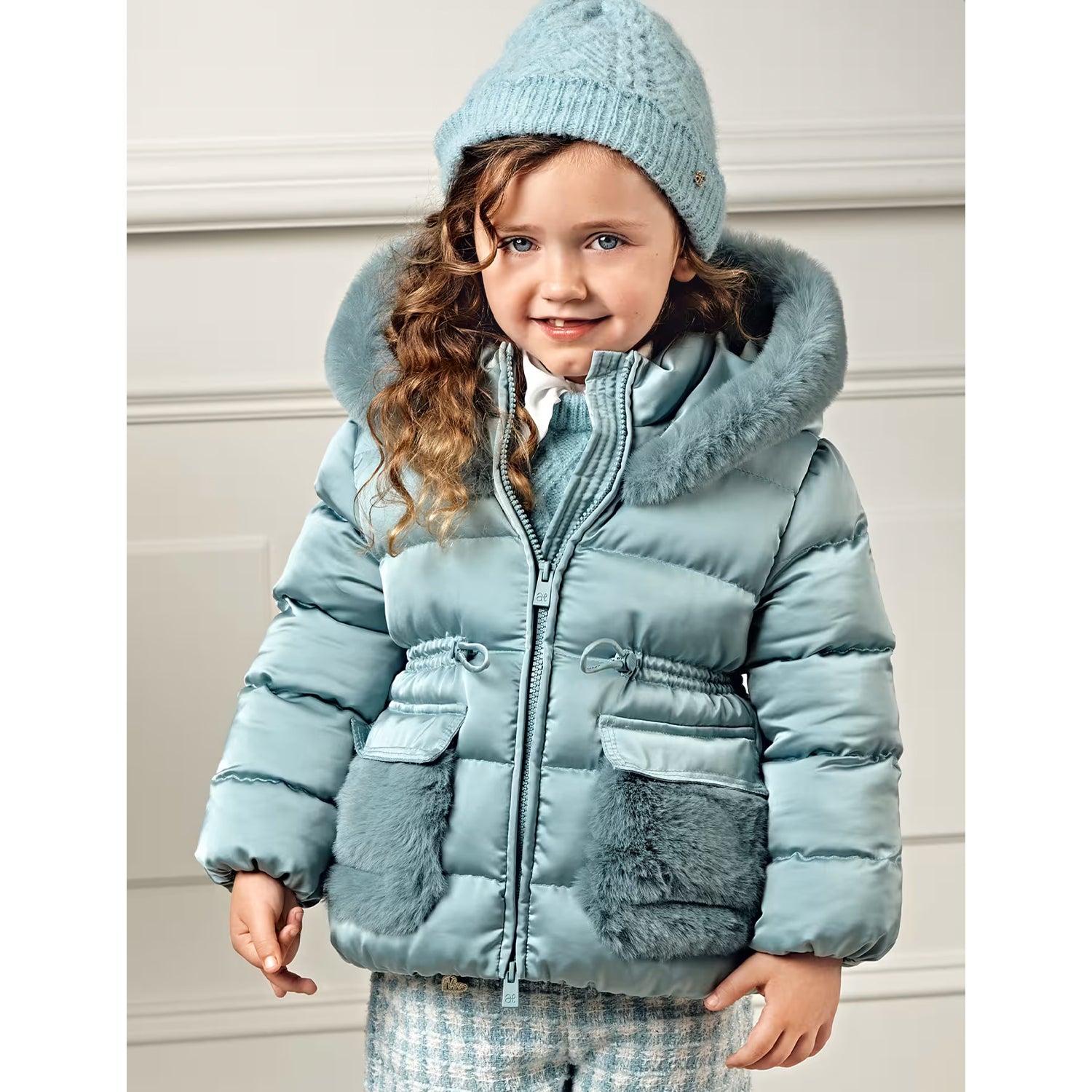 Blue Padded Coat