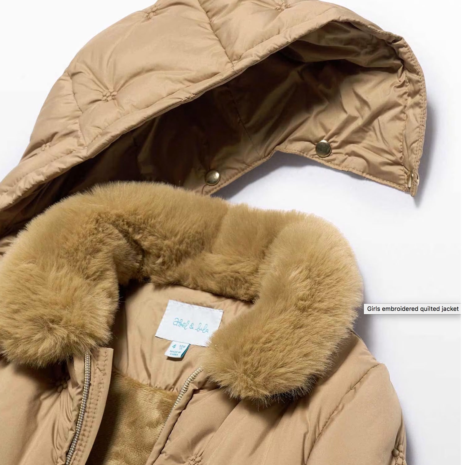 Camel Padded Coat