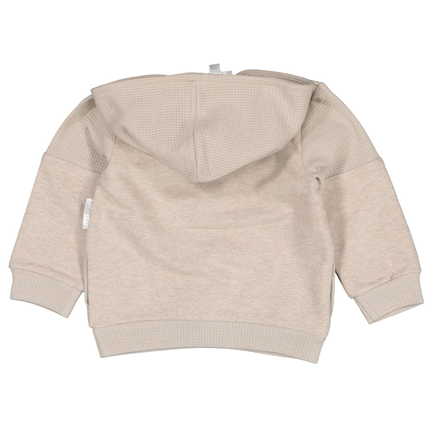 Beige Waffle Zip Tracksuit