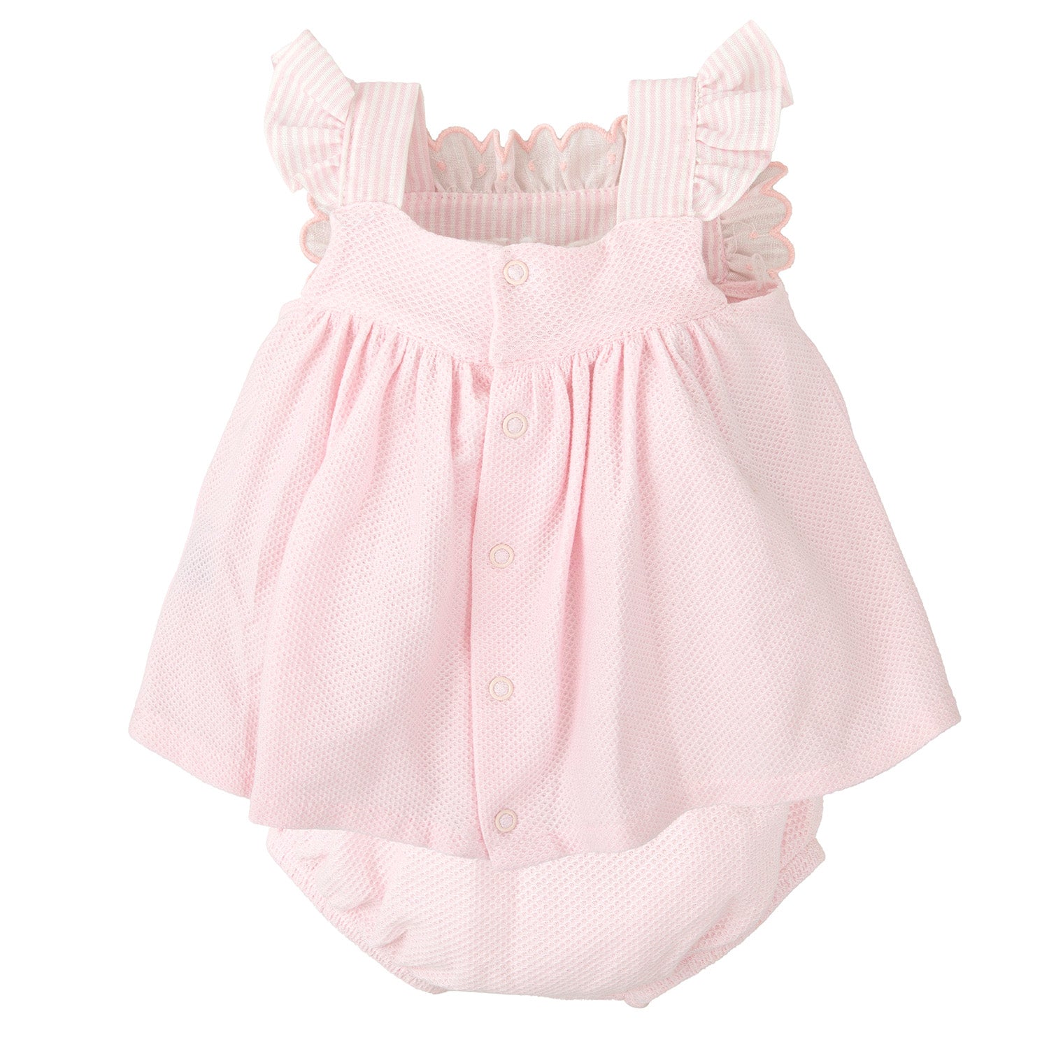 Pink Frill Dress & Bloomers