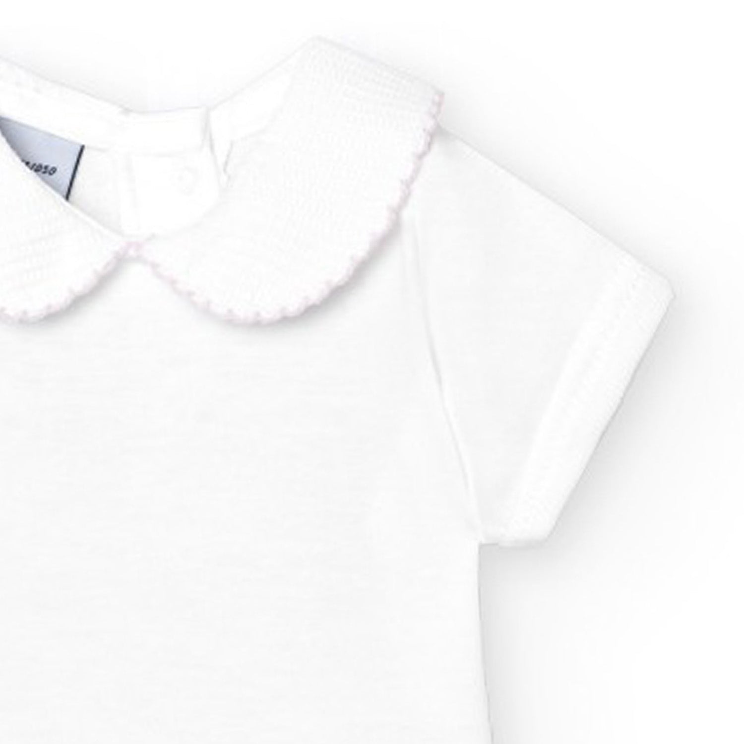 Pique Collar Short Sleeved Collar Body