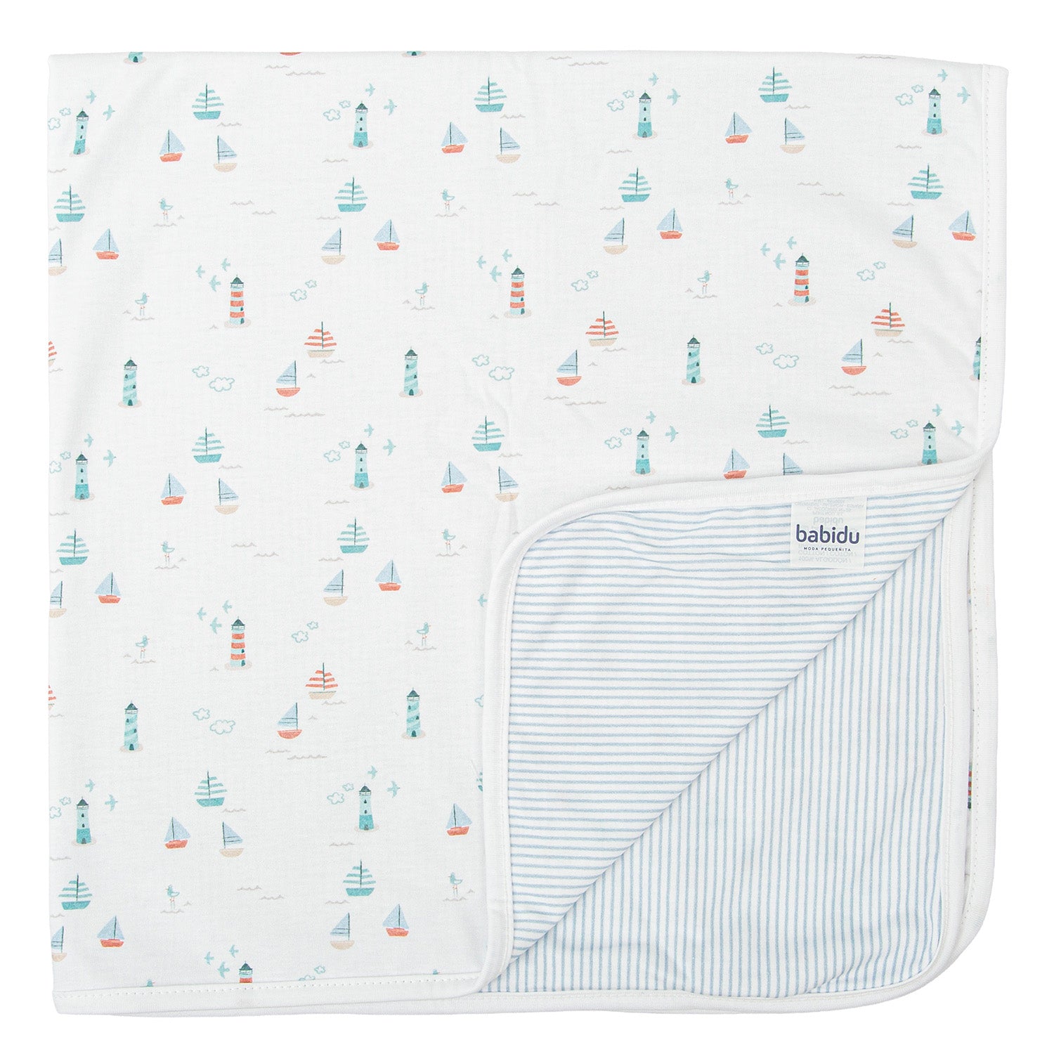 Nautical Print Blanket