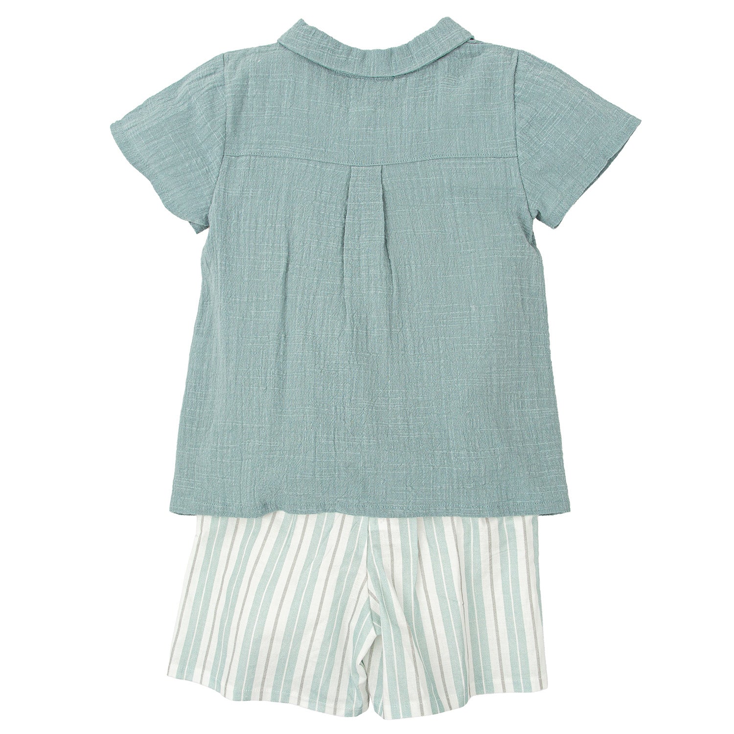 Sage Green Crepe Short Set