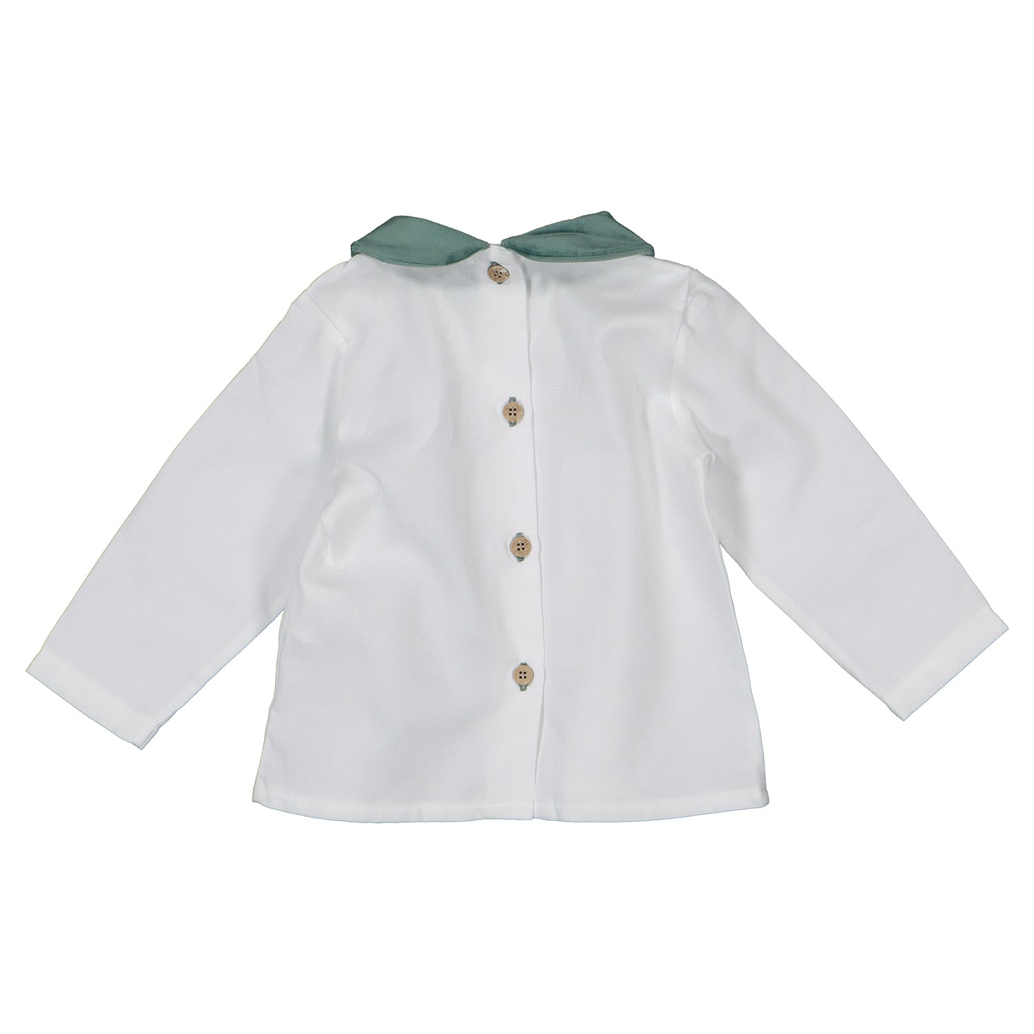 Green Velvet Dungaree & Shirt Set