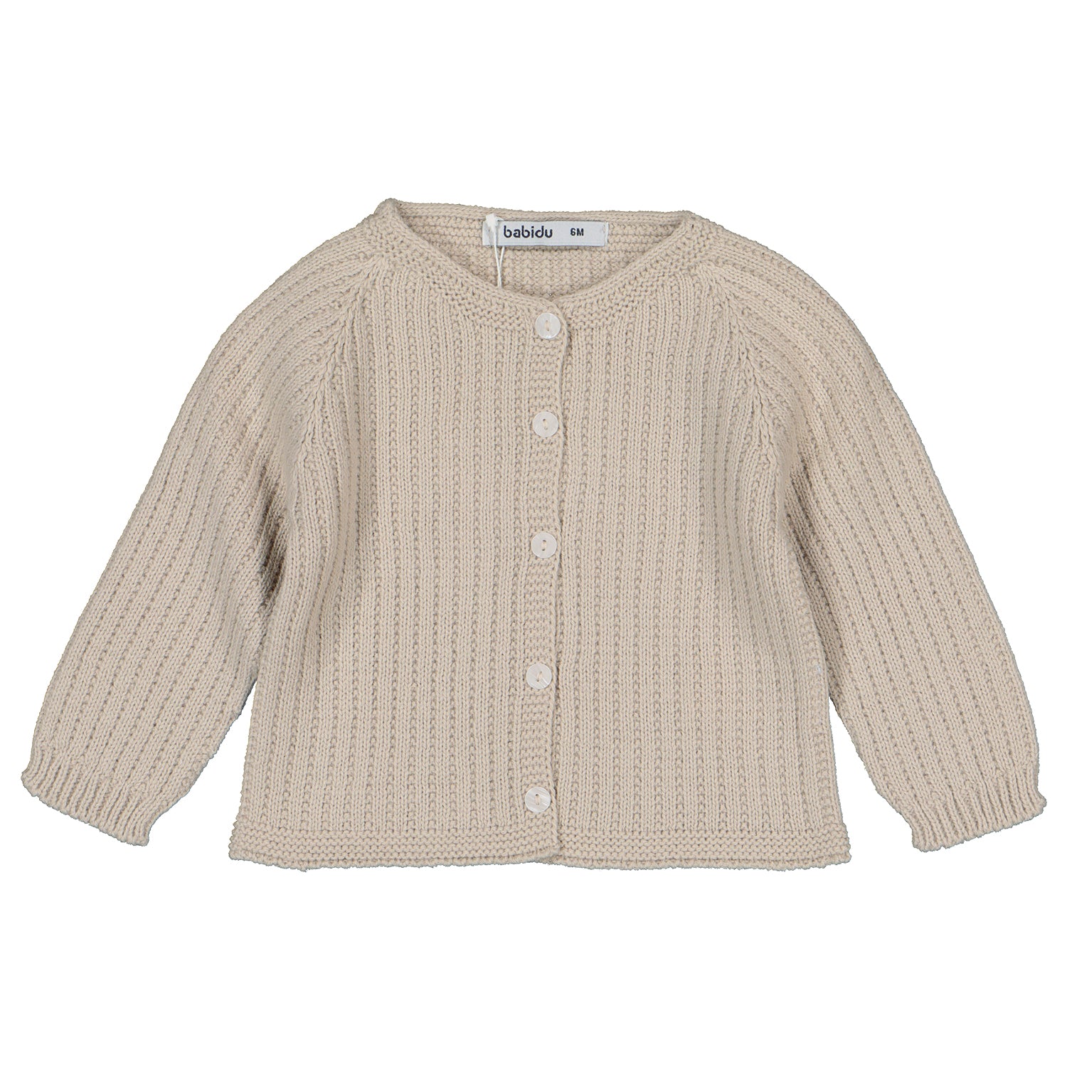 Sand Dungaree Ribbed Knit Set