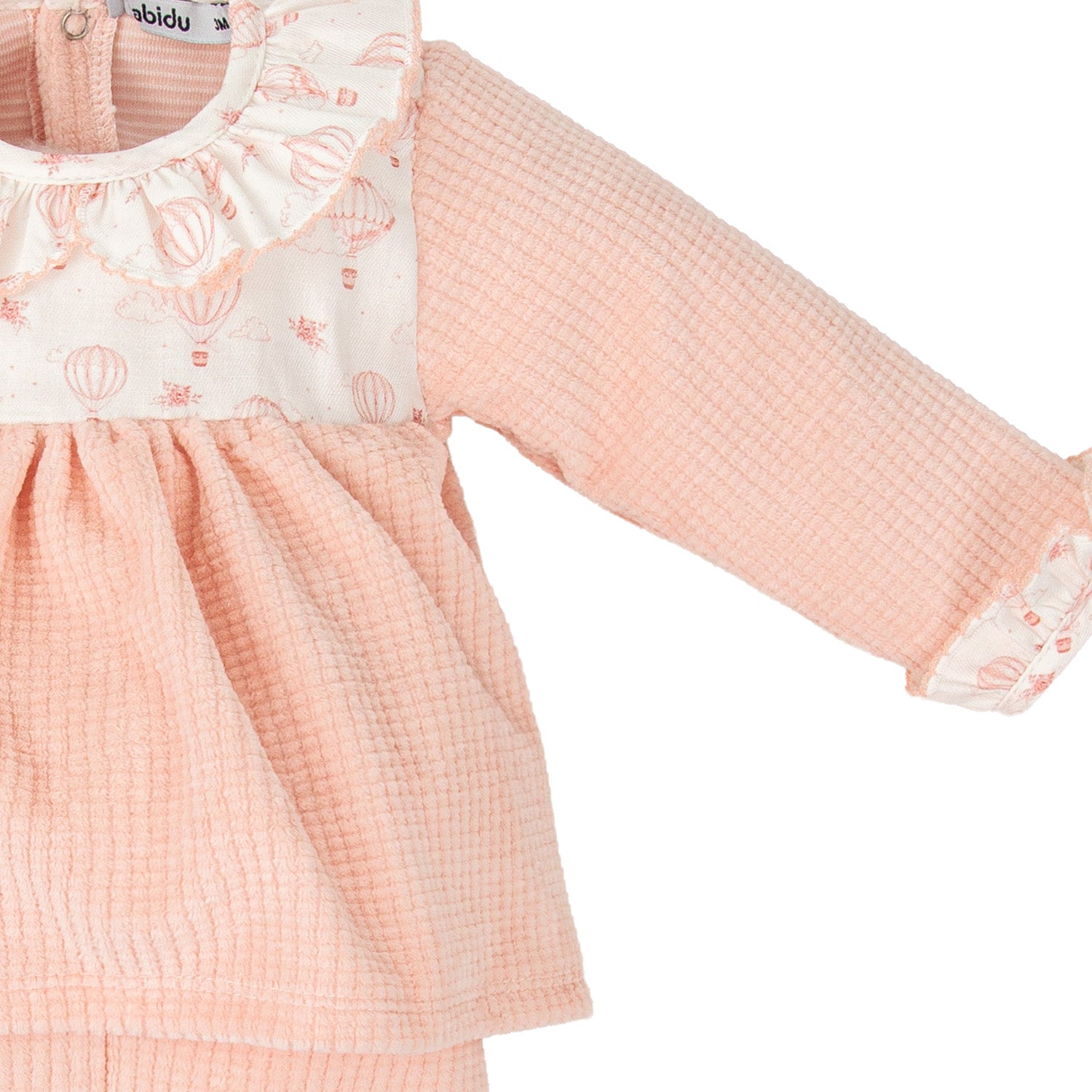 Salmon Velour Hot Air Balloon Set