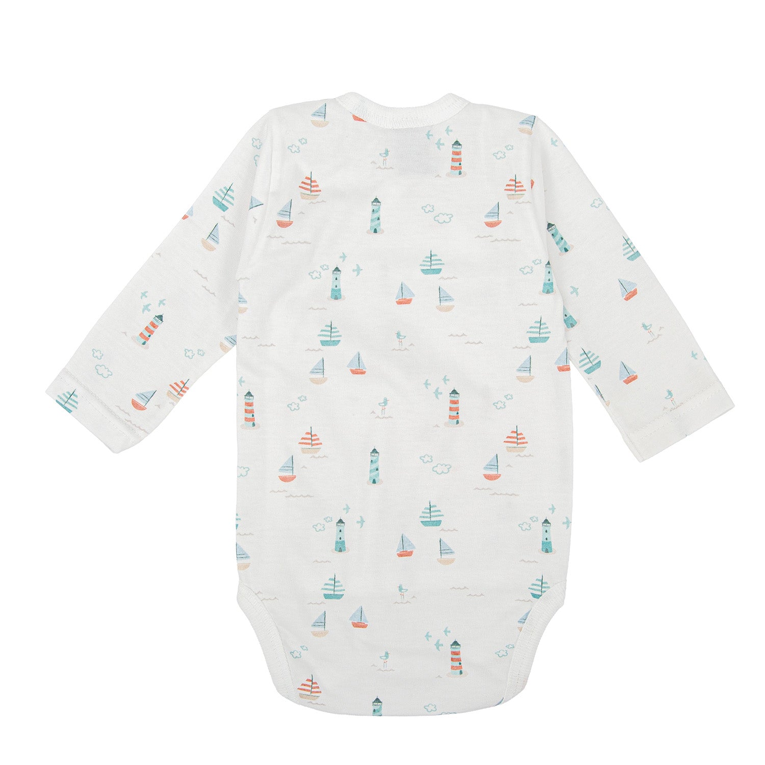 Nautical Print 5 Piece Blue Newborn Set