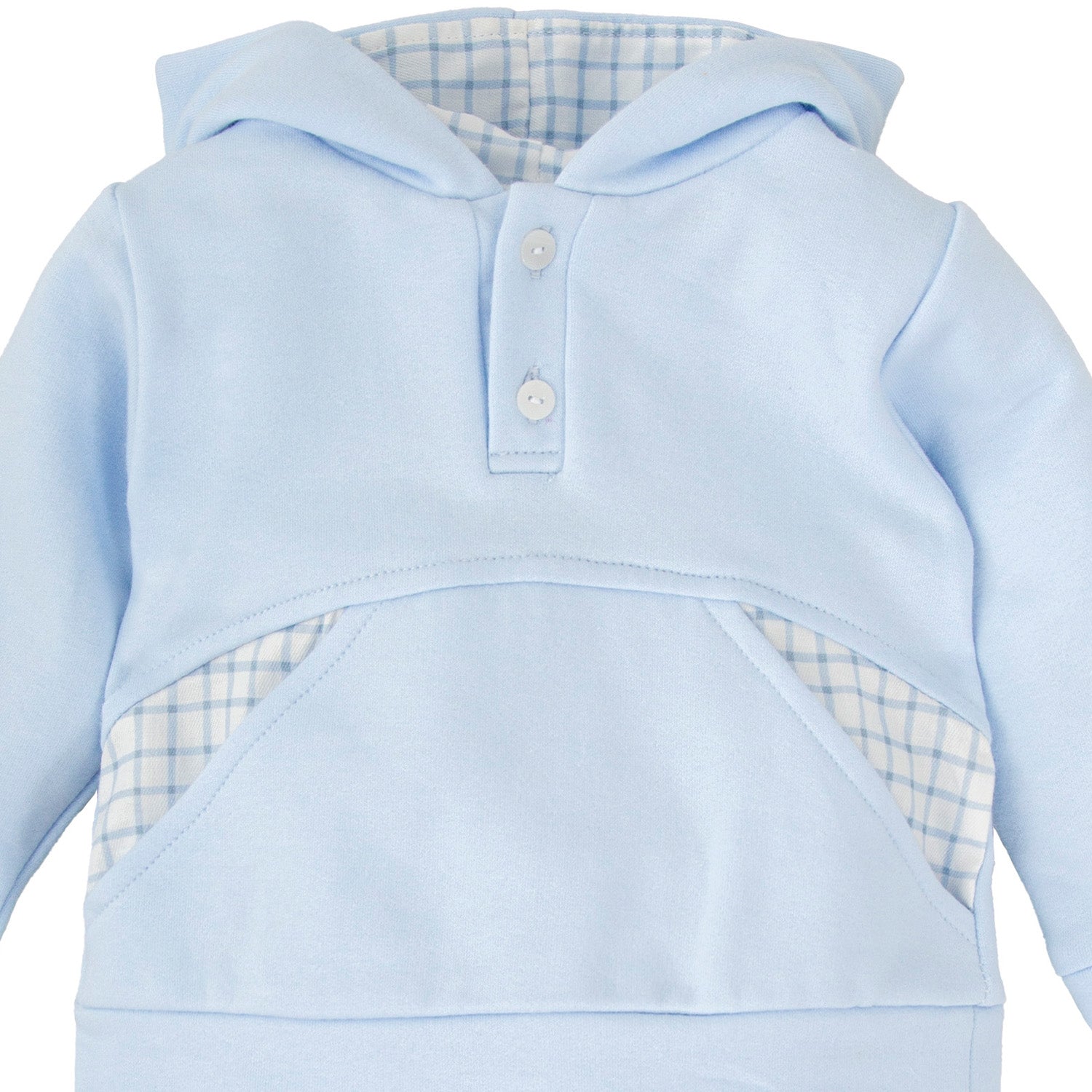 Blue Check Trim Tracksuit
