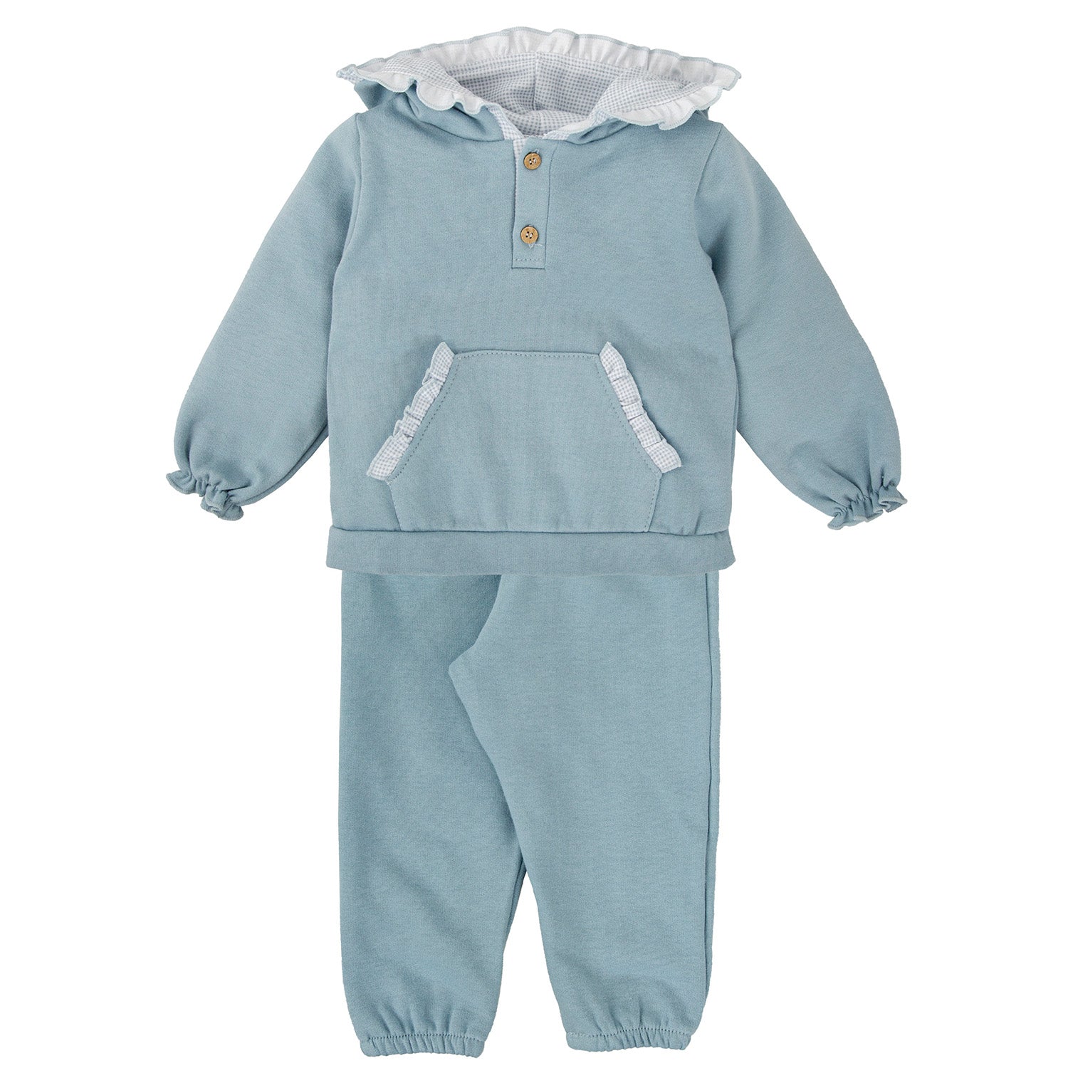 Girls Sage Green Tracksuit