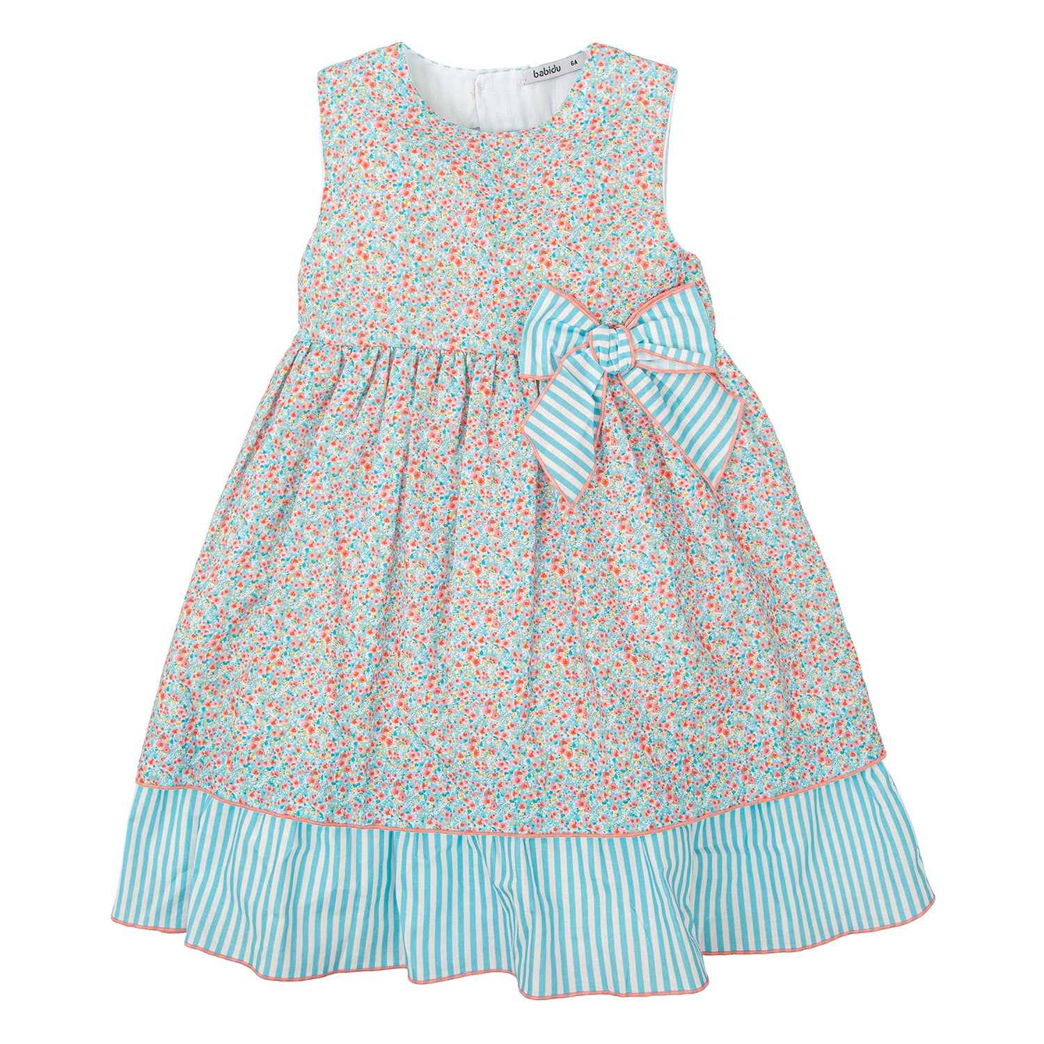 Floral & Stripe Dress