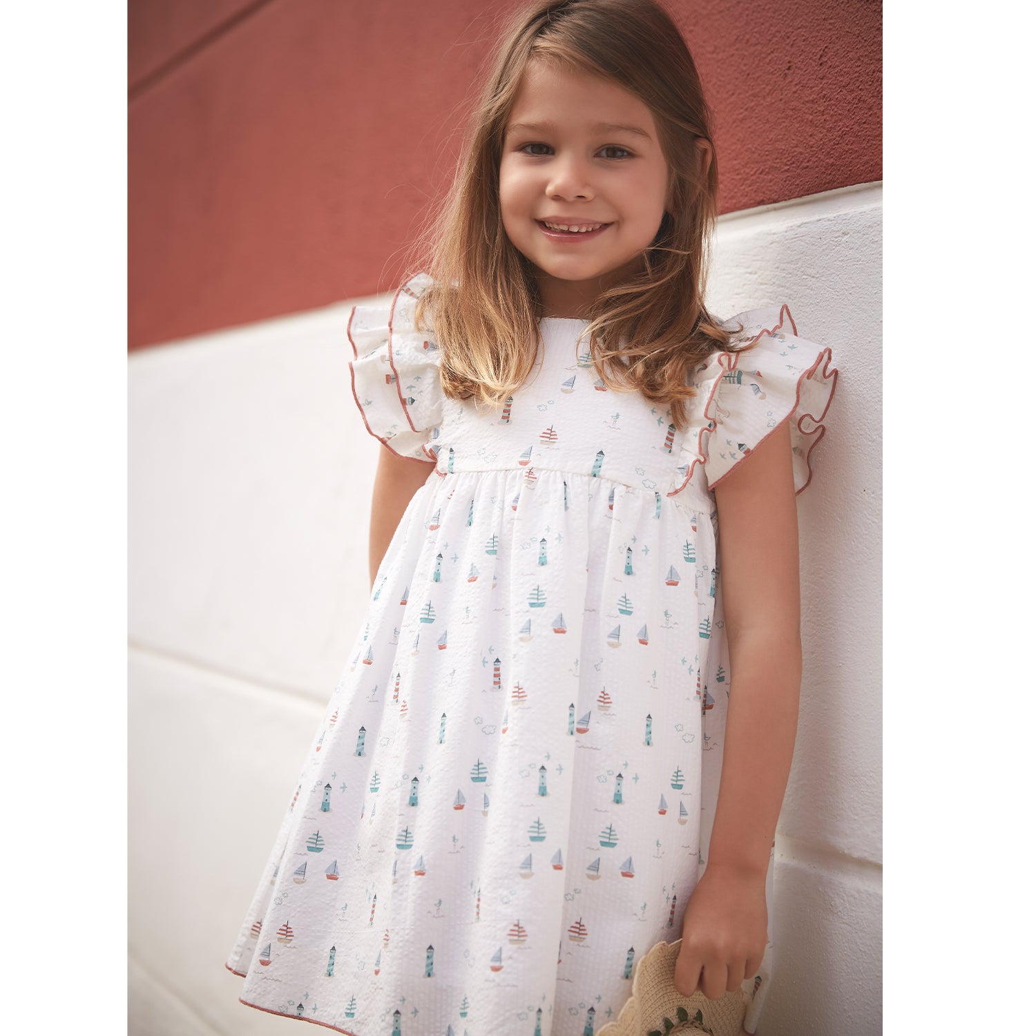 Nautical Print Dress