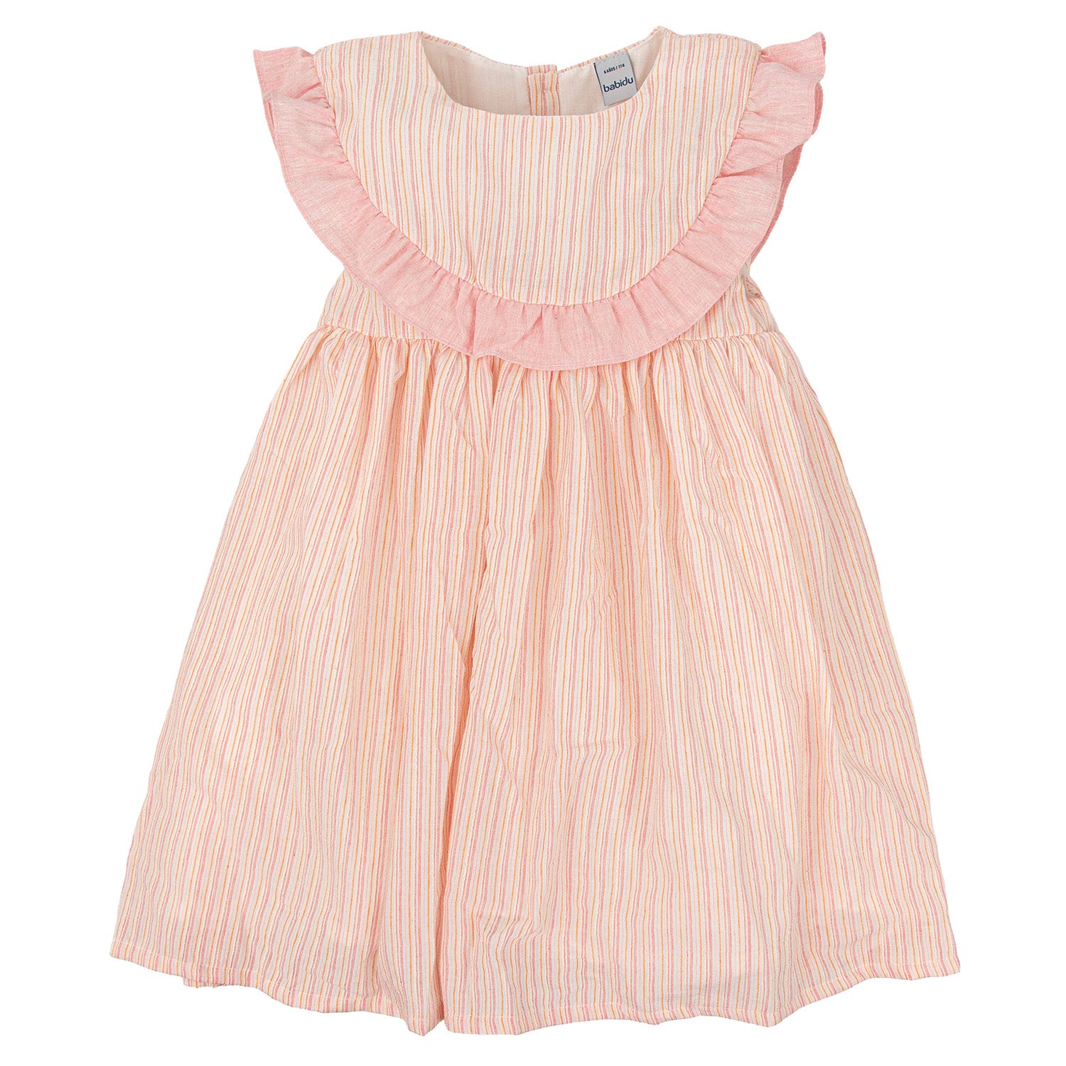 Pink & Orange Stripe Dress