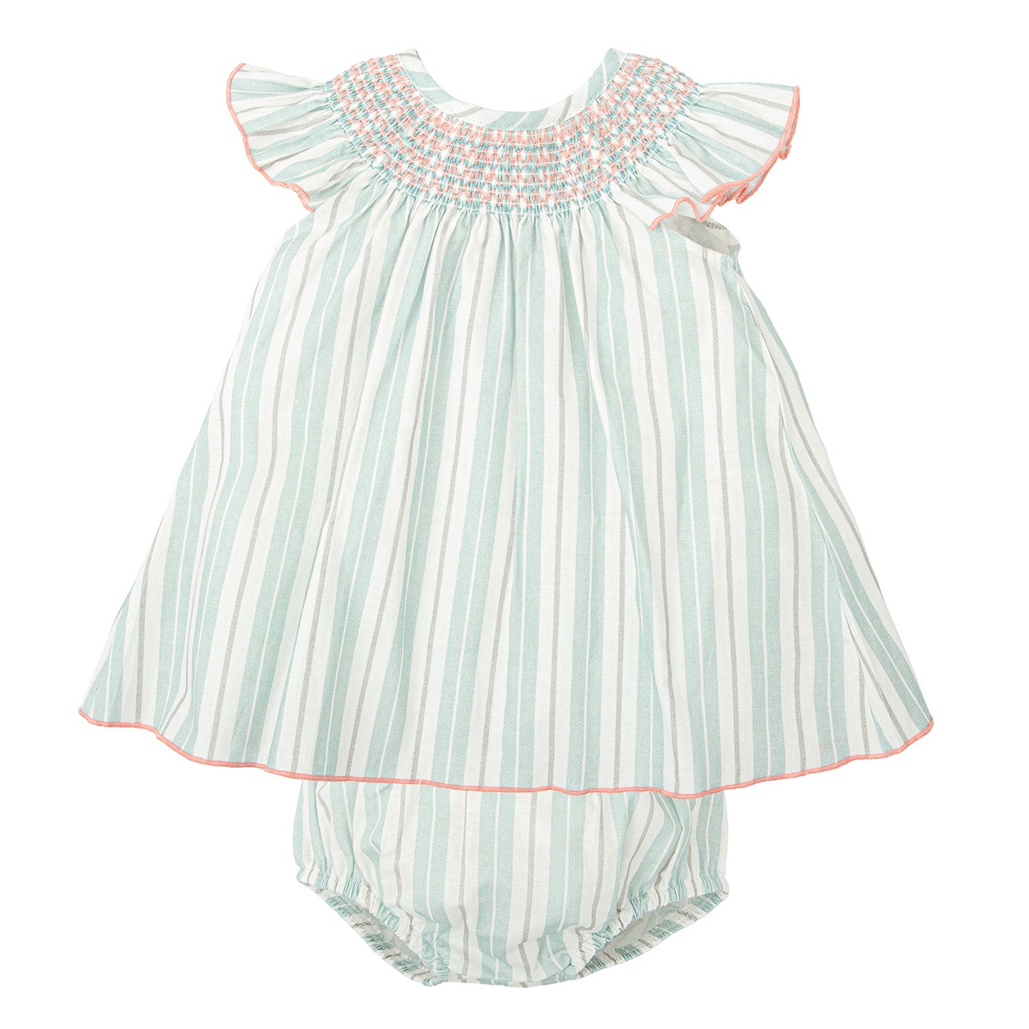 Sage Green Dress & Bloomers