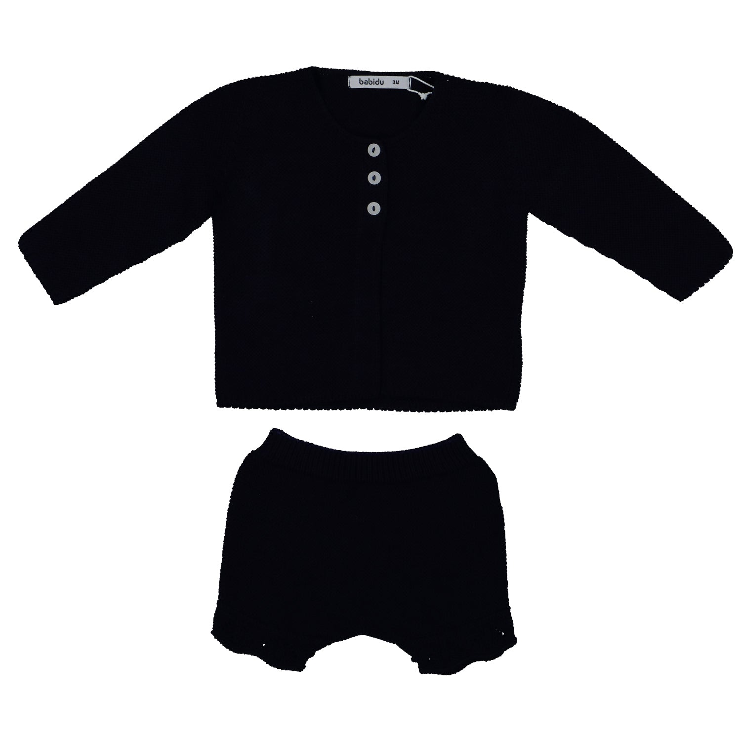 Boys Navy 3 Piece Knit Set