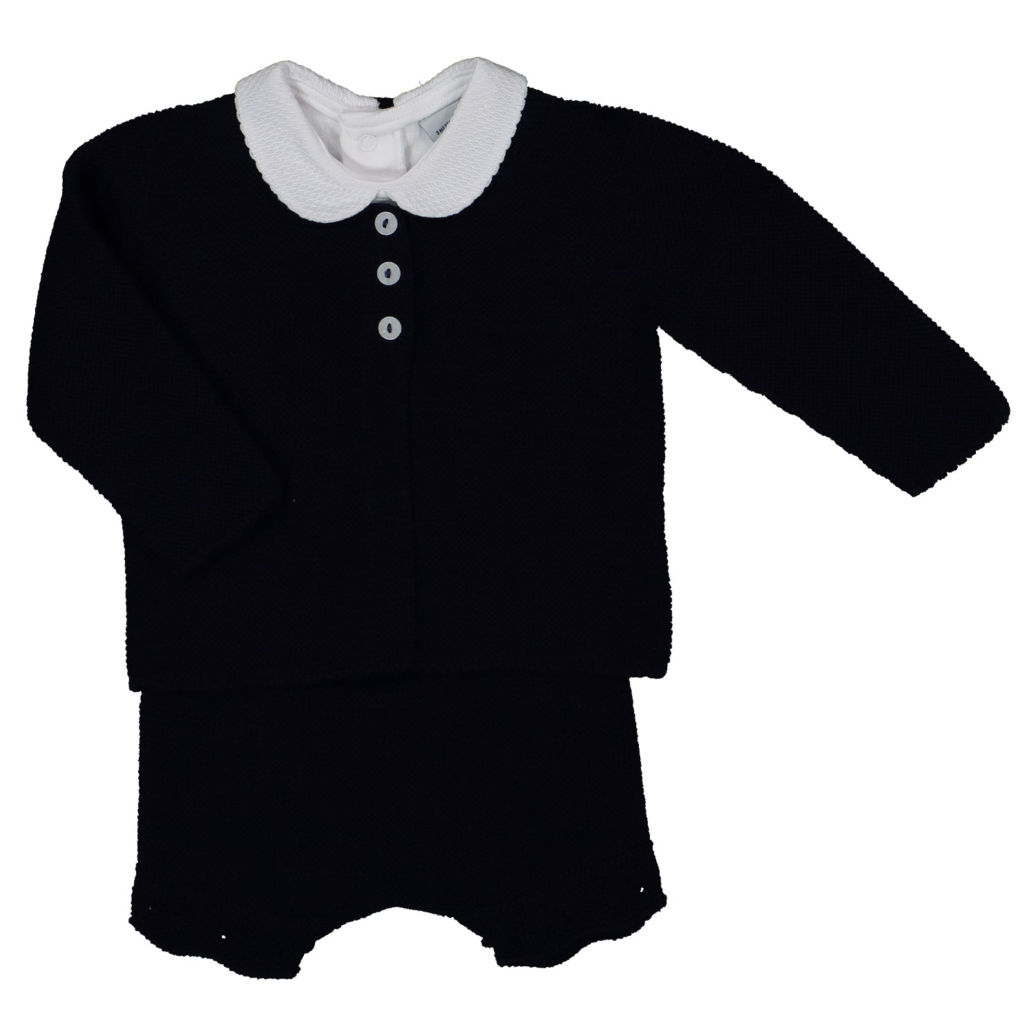 Boys Navy 3 Piece Knit Set