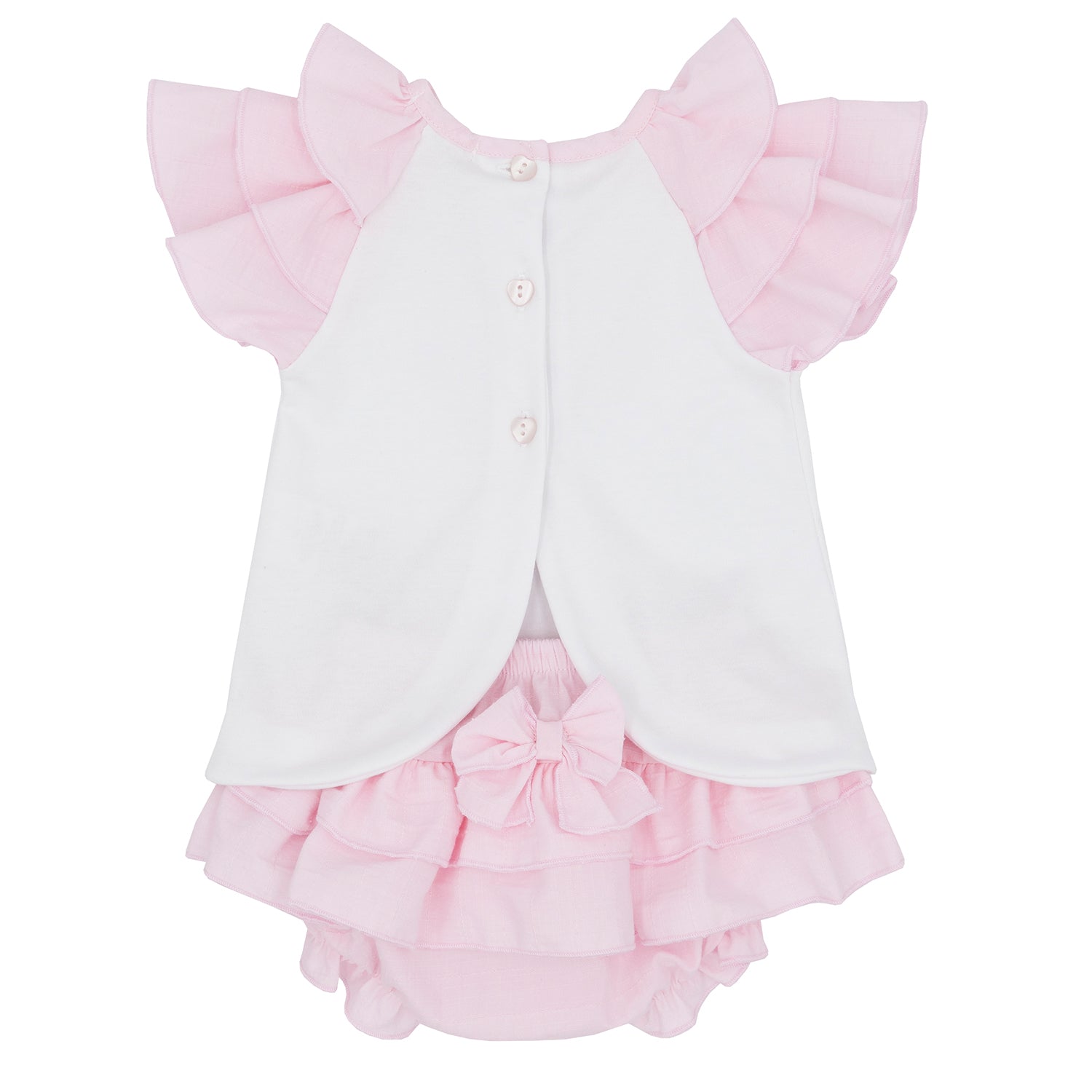 Pink Bow Bloomer Set