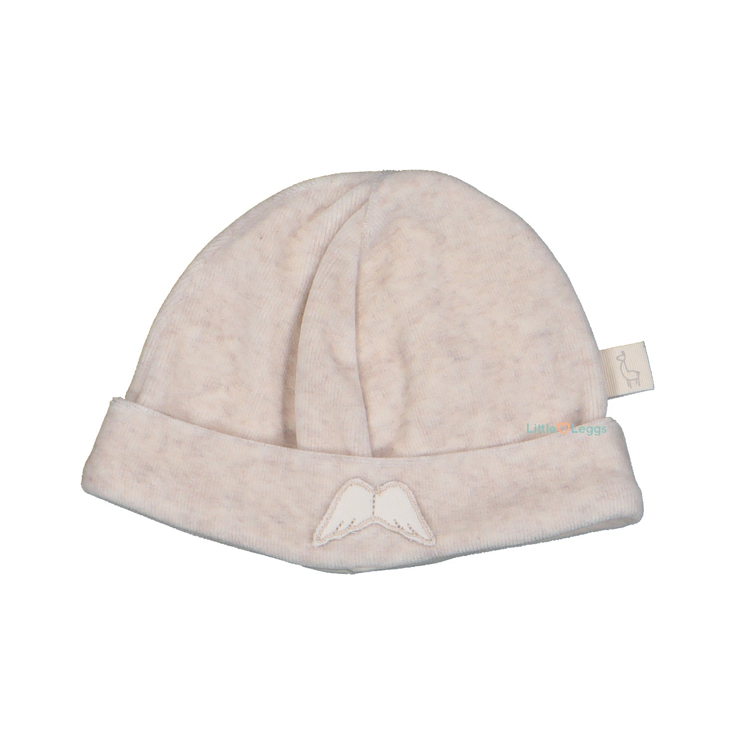 Camel Velour Angel Wings Hat