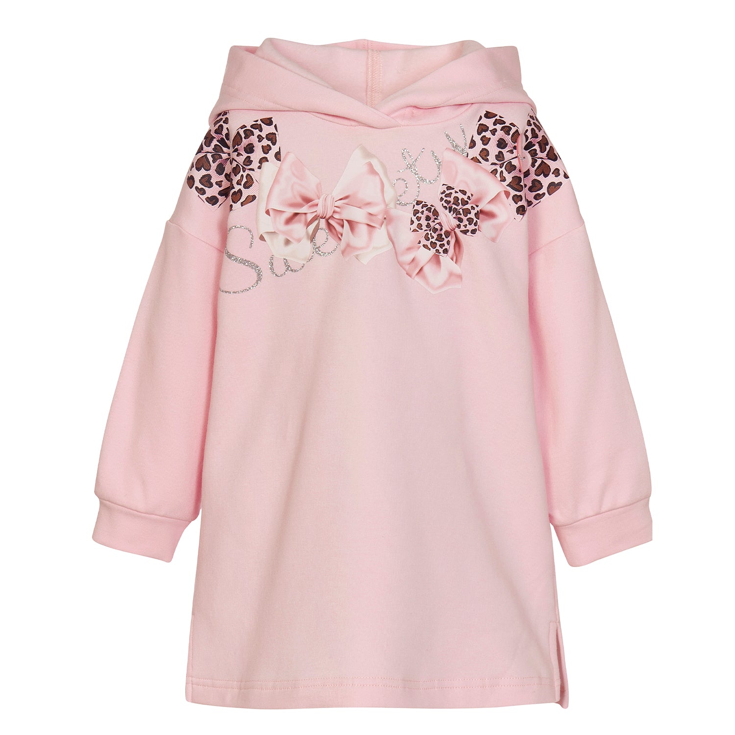 Pink Hooded Dress