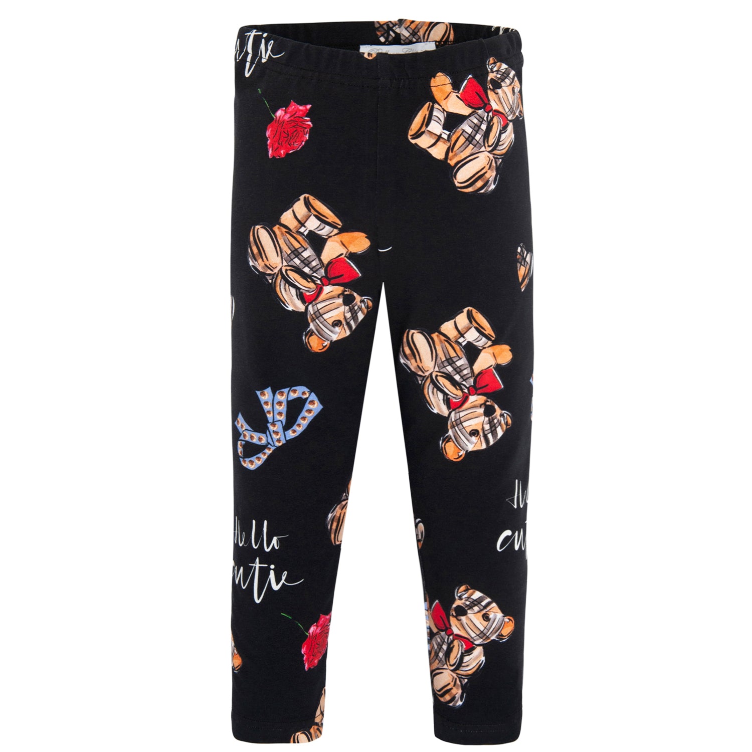 Red and Black Teddy Legging Set