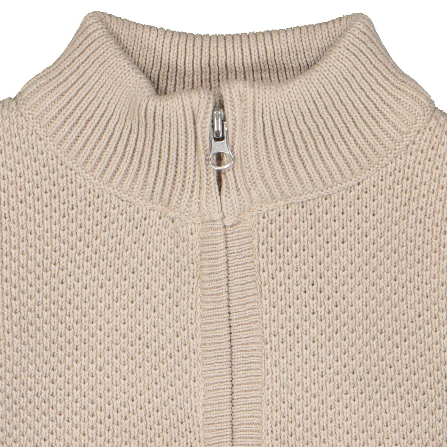 Beige Waffle Knit Jumper