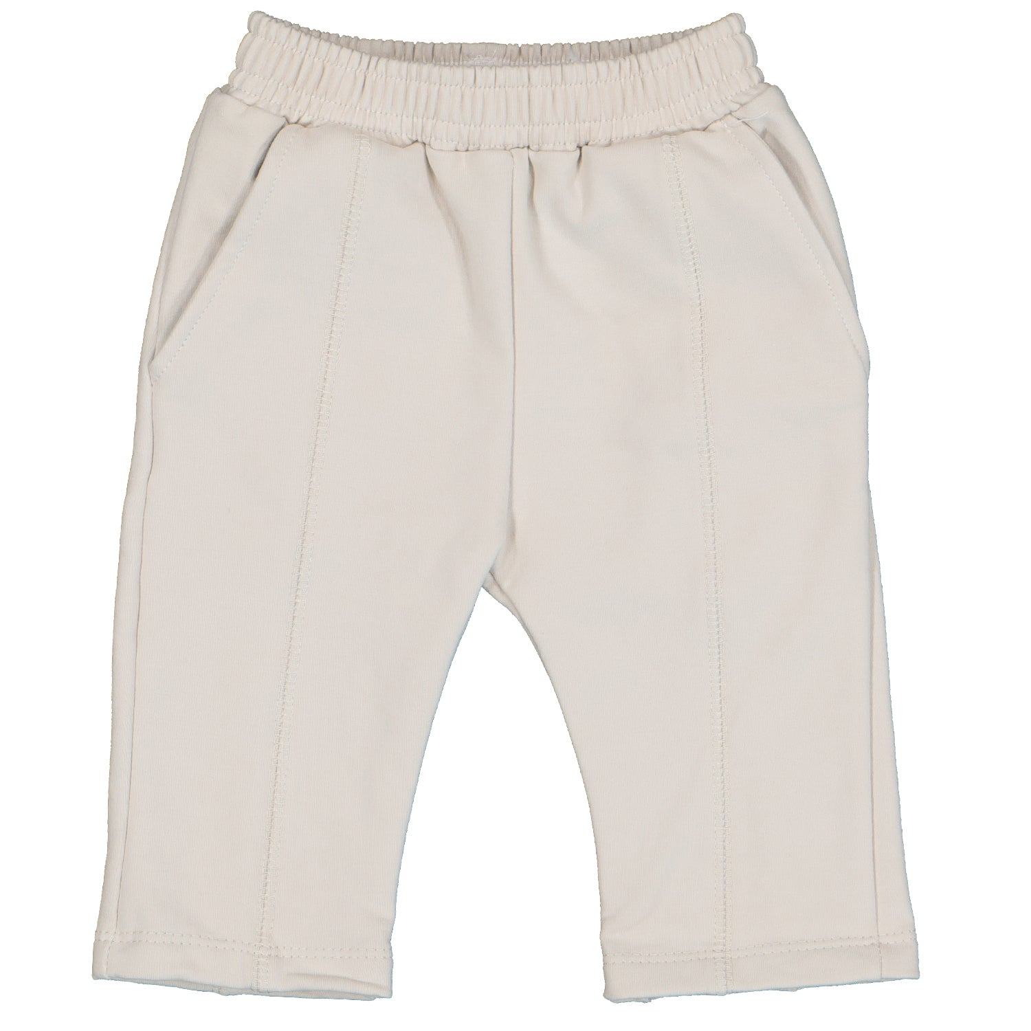Beige Patterned Polo Outfit