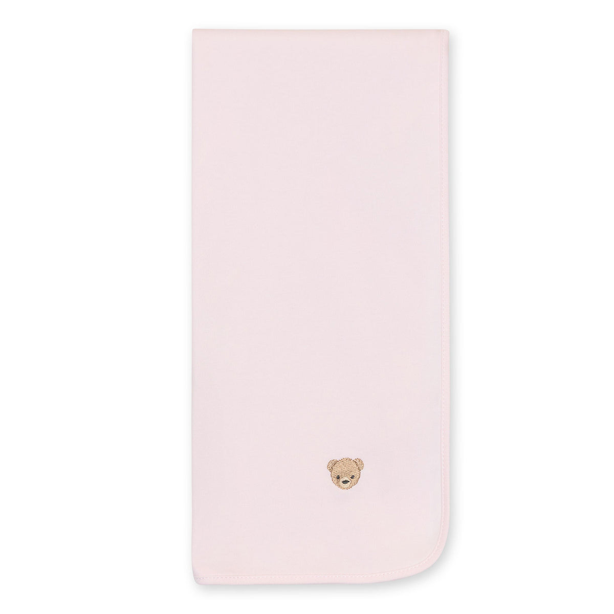 Pink Bear Burp Blanket