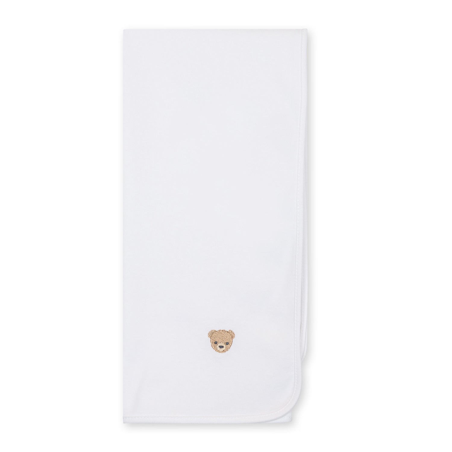 White Bear Burp Blanket