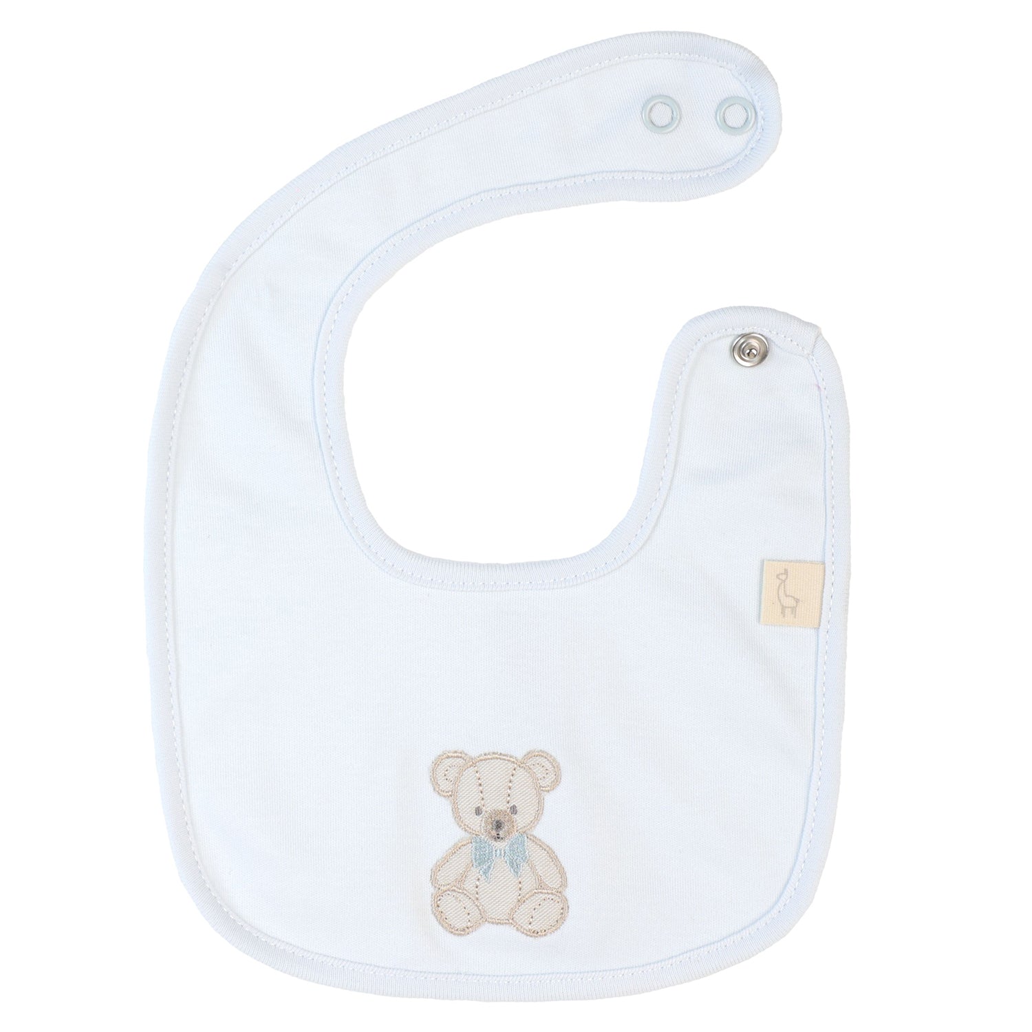 Blue Teddy Bib
