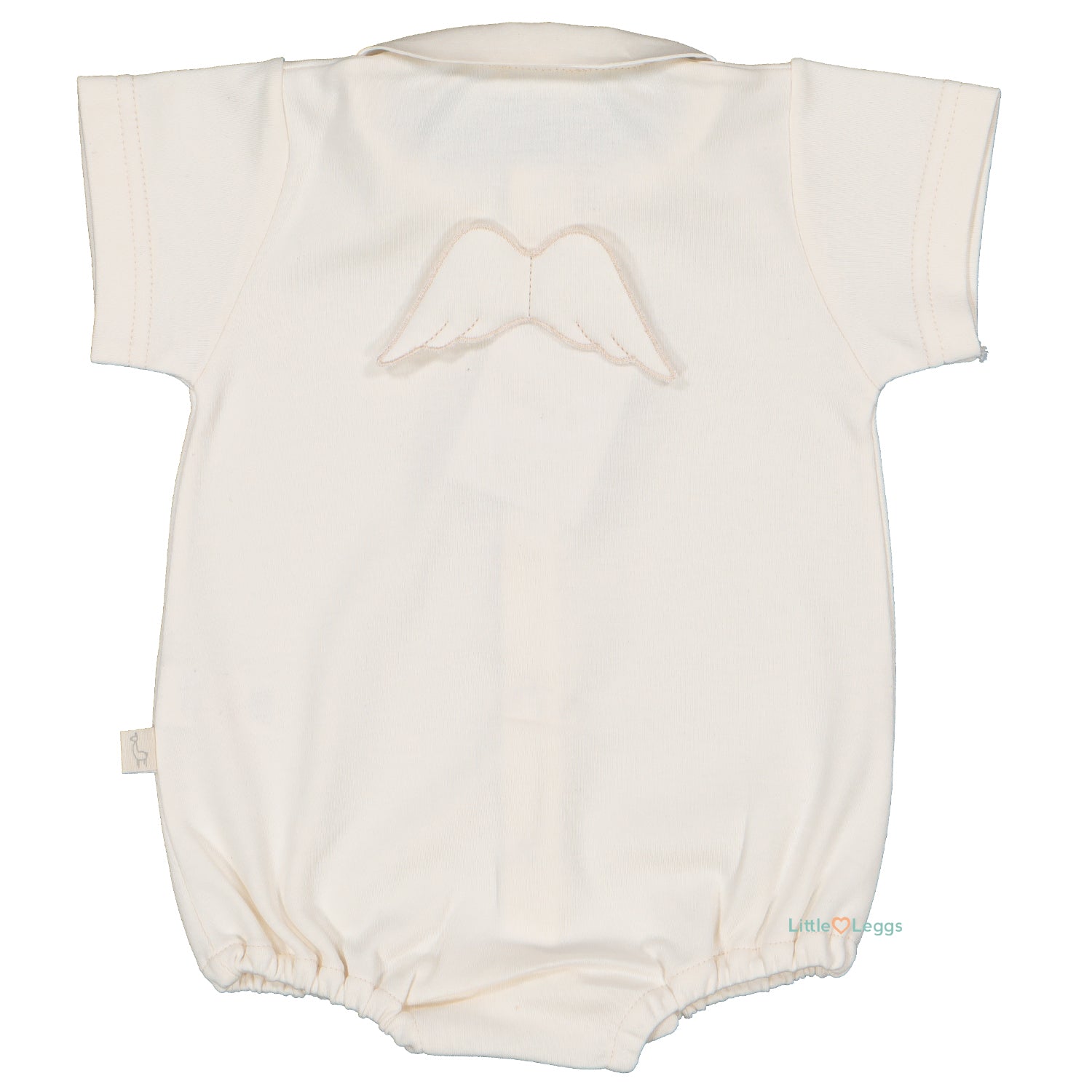 Beige Angel Wings Romper