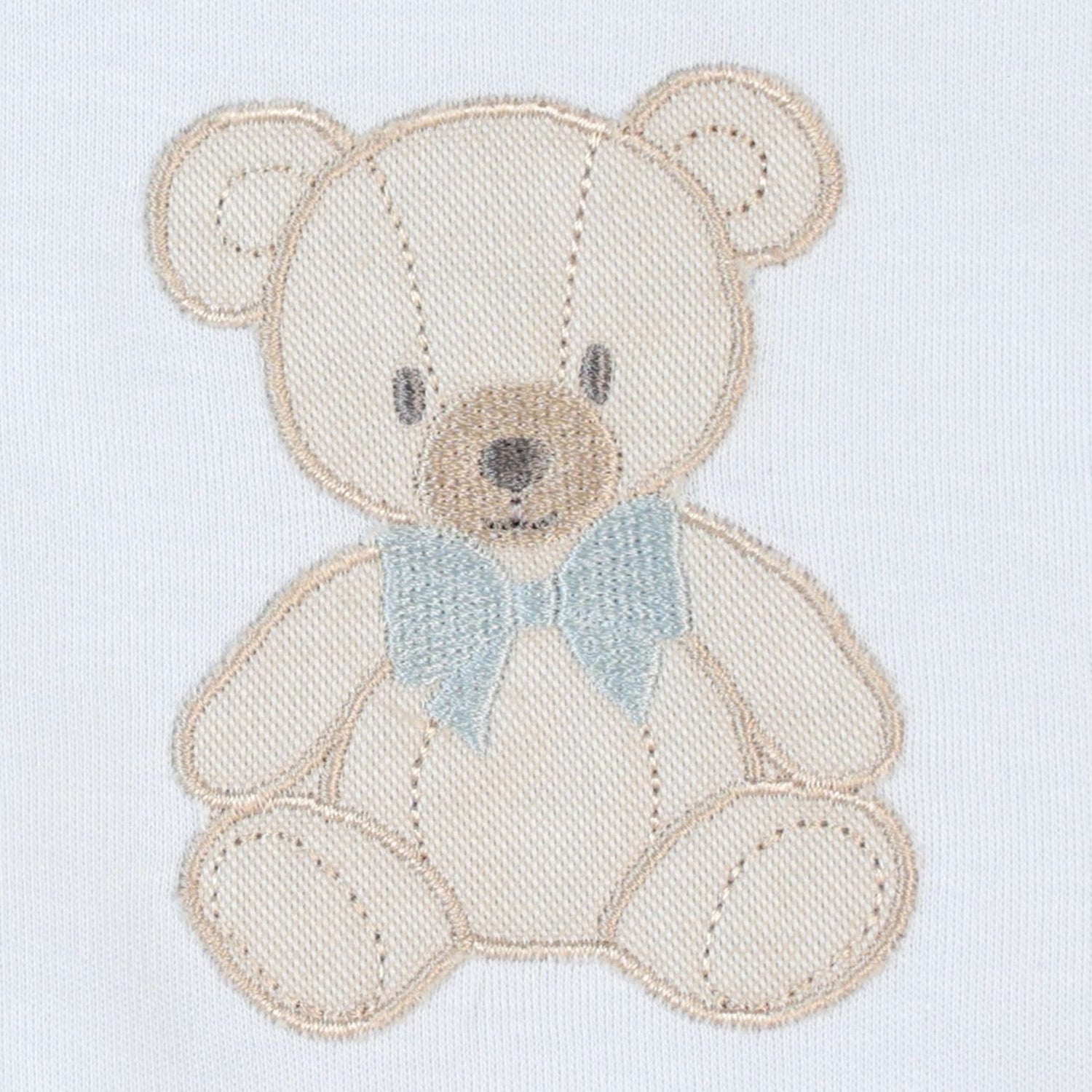 Blue Teddy Burp Blanket